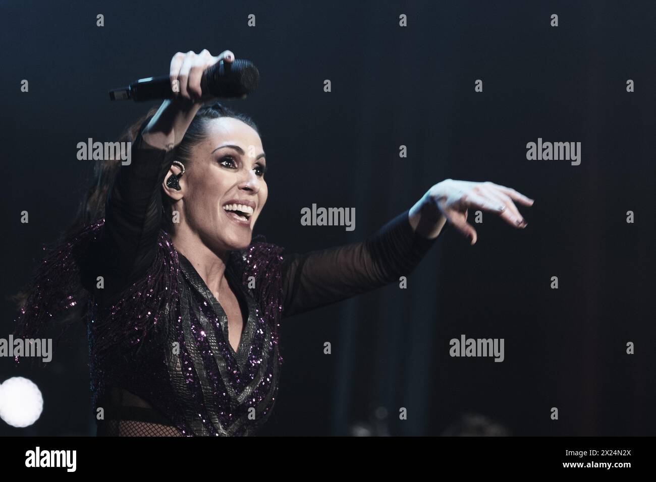 Singer Malu performs on the concert at circo Price on March 19, 2024 in Madrid, Spain. Featuring: Concert Where: Madrid, Spain When: 19 Mar 2024 Credit: Oscar Gonzalez/WENN Stock Photo