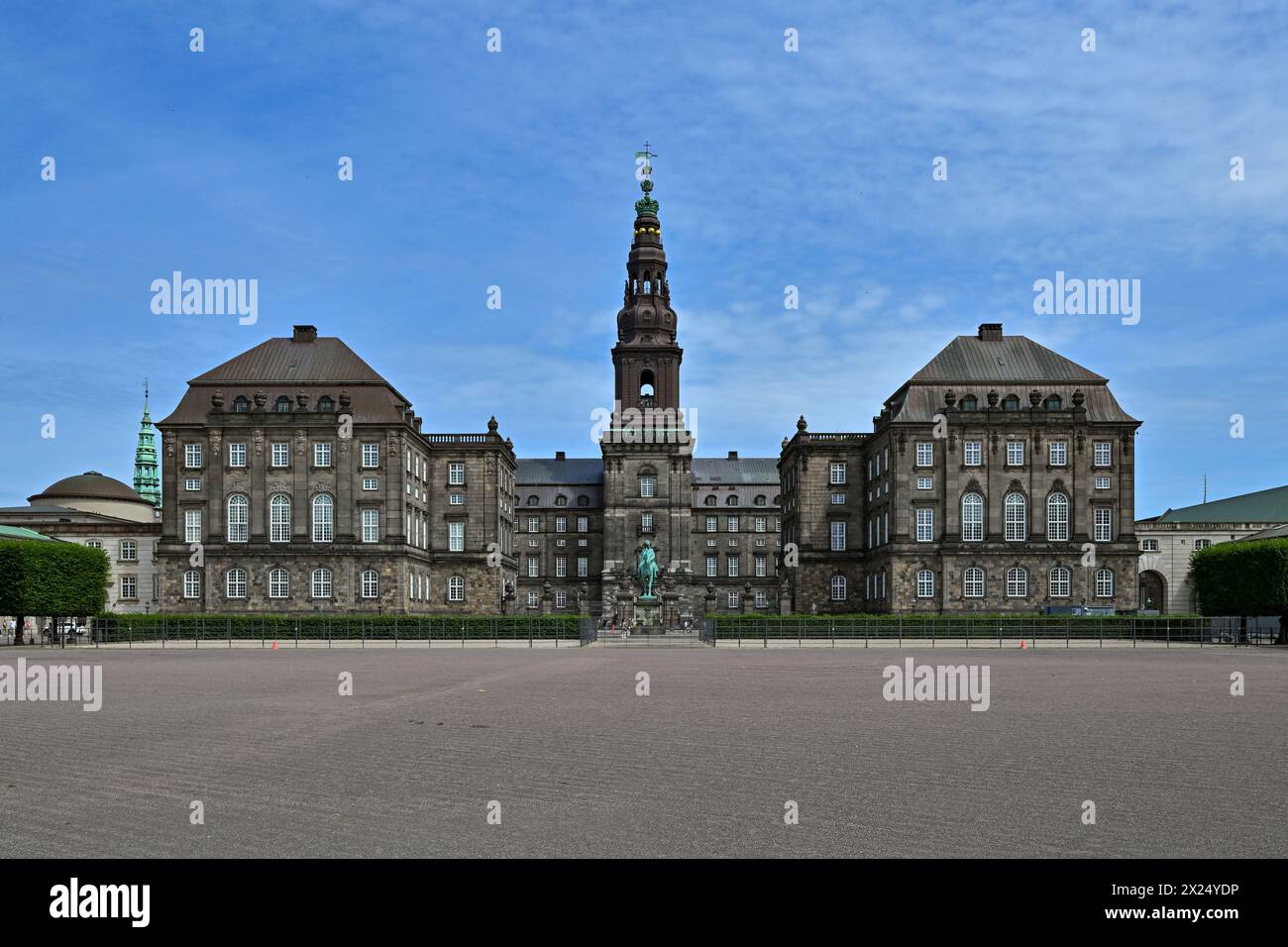 Christiansborg Slot Palace in Copenhagen, Denmark. Stock Photo