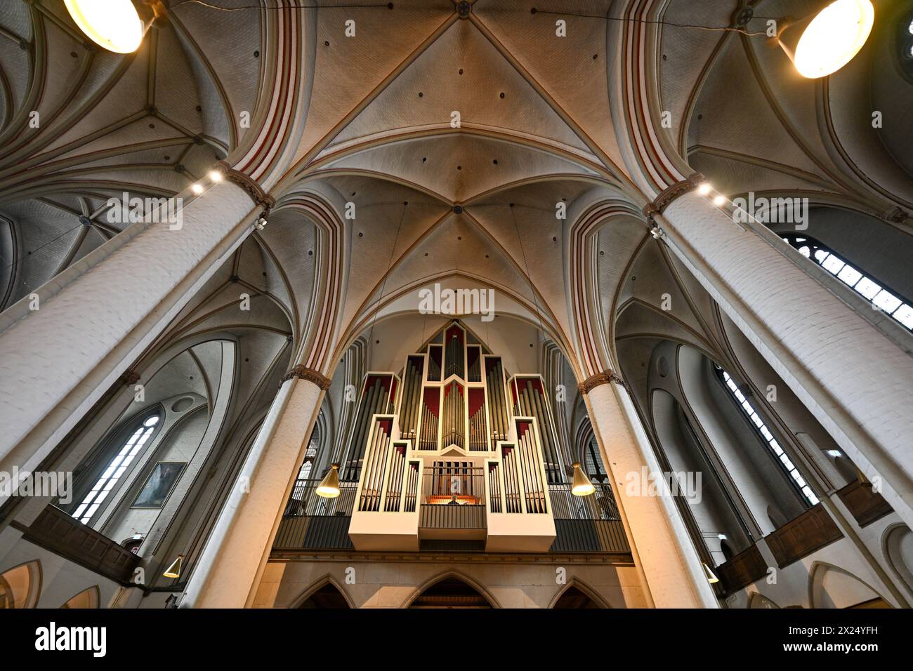 Hamburg, Germany - Jul 14, 2023: St. Peter Church or Hauptkirche St. Petri is a evangelical lutheran church in Hamburg, Germany Stock Photo