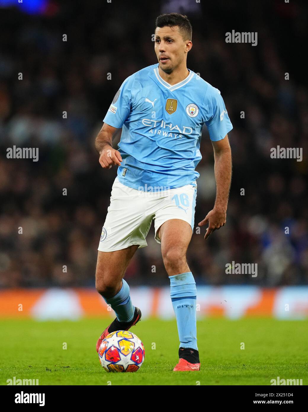 Rodri Hernandez of Manchester City during the UEFA Champions League ...