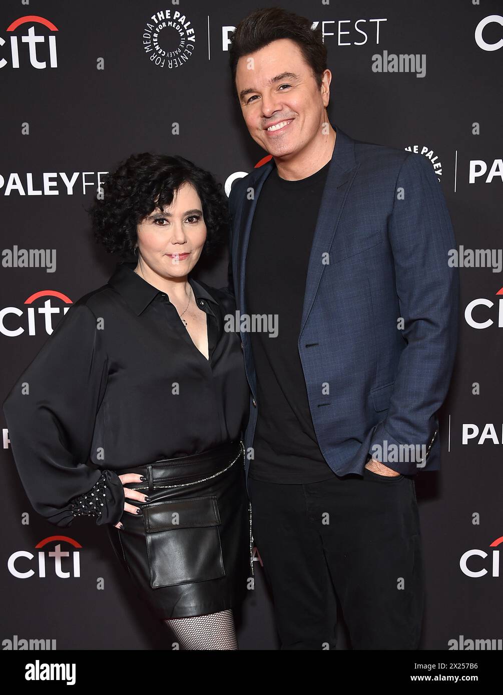 Hollywood, USA. 19th Apr, 2024. Alex Borstein and Seth MacFarlane arriving to the Family Guy 25th Anniversary during PaleyFest 2024 held at the Dolby Theatre on April 19, 2024 in Hollywood, Ca. © Lisa OConnor/AFF-USA.com Credit: AFF/Alamy Live News Stock Photo
