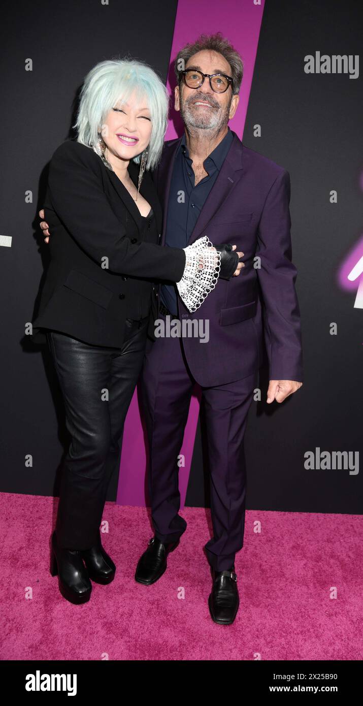 April 19, 2024, New York, New York, USA: Singer CYNDI LAUPER and ...