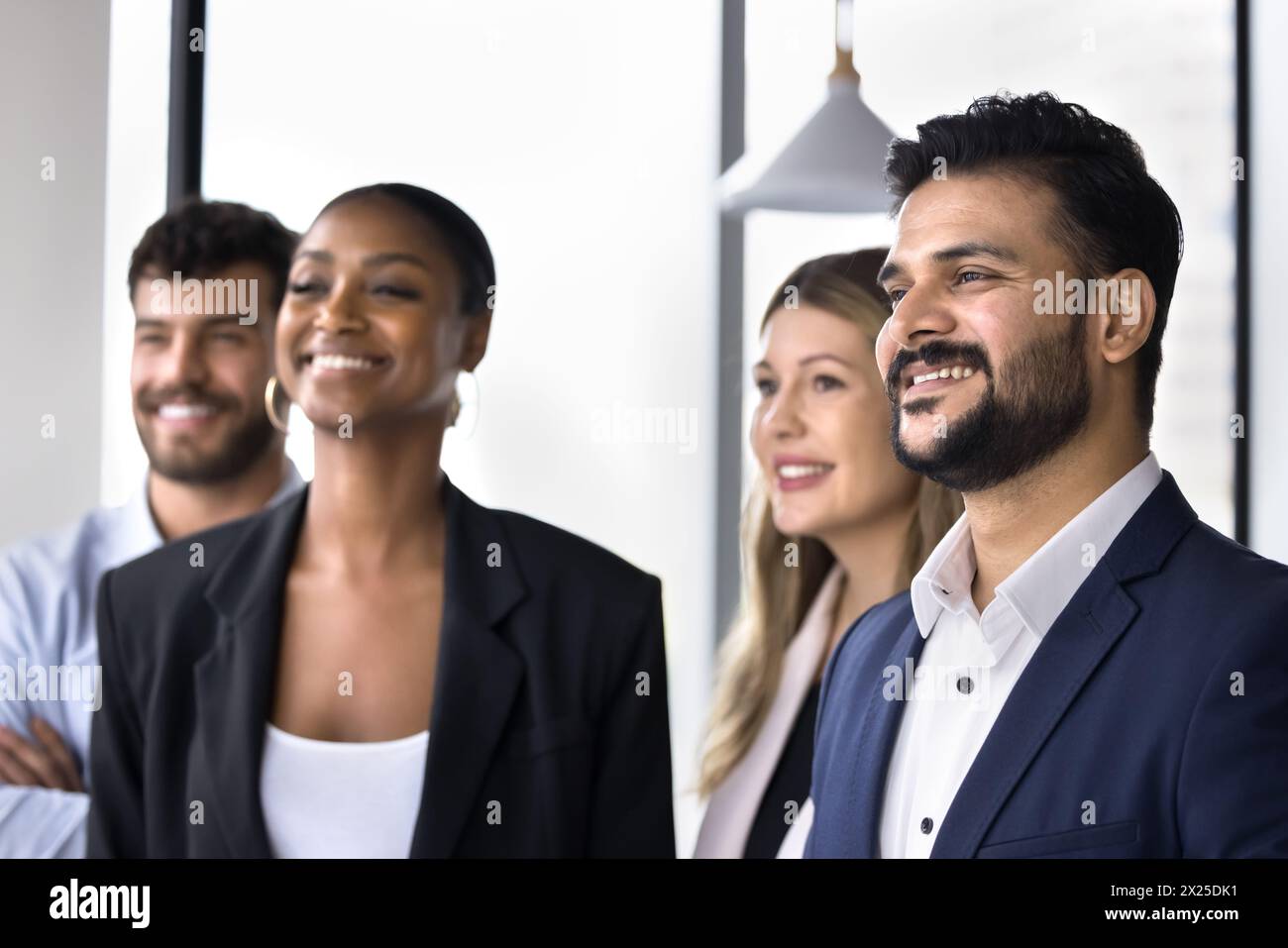 Happy diverse group business people hi-res stock photography and images ...