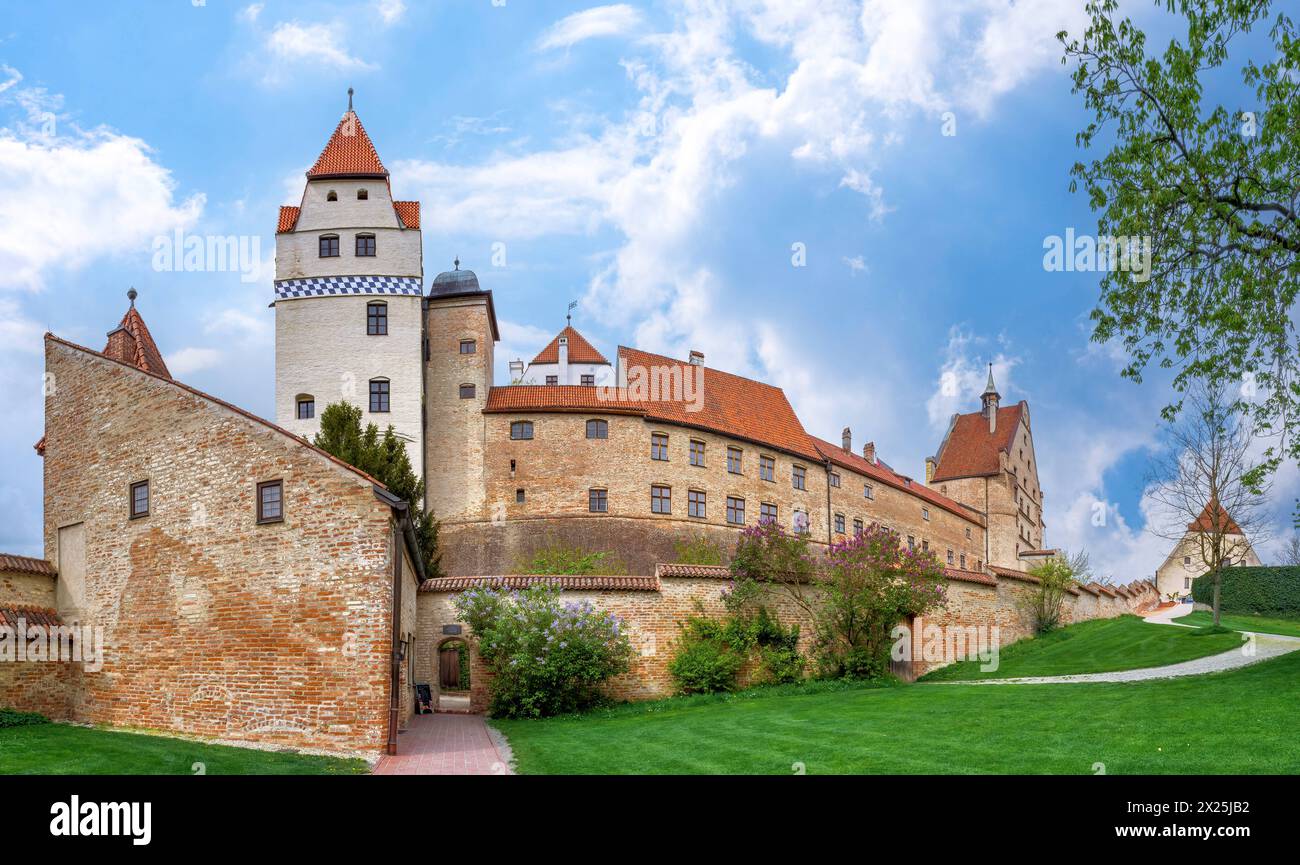 Historische Burg Trausnitz in Landshut, Niederbayern, Bayern, Deutschland, Europa Historische Burg Trausnitz in Landshut, Niederbayern, Bayern, Deutsc Stock Photo