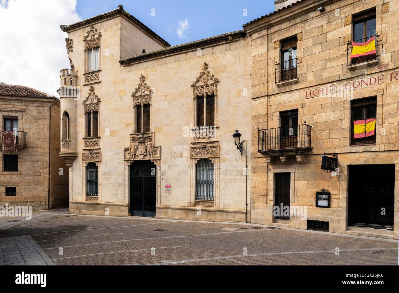 Palacio de la marquesa de Cartago its construction began in the last decade of the century. XIX. Ciudad Rodrigo is a city in the province of Salamanca Stock Photo