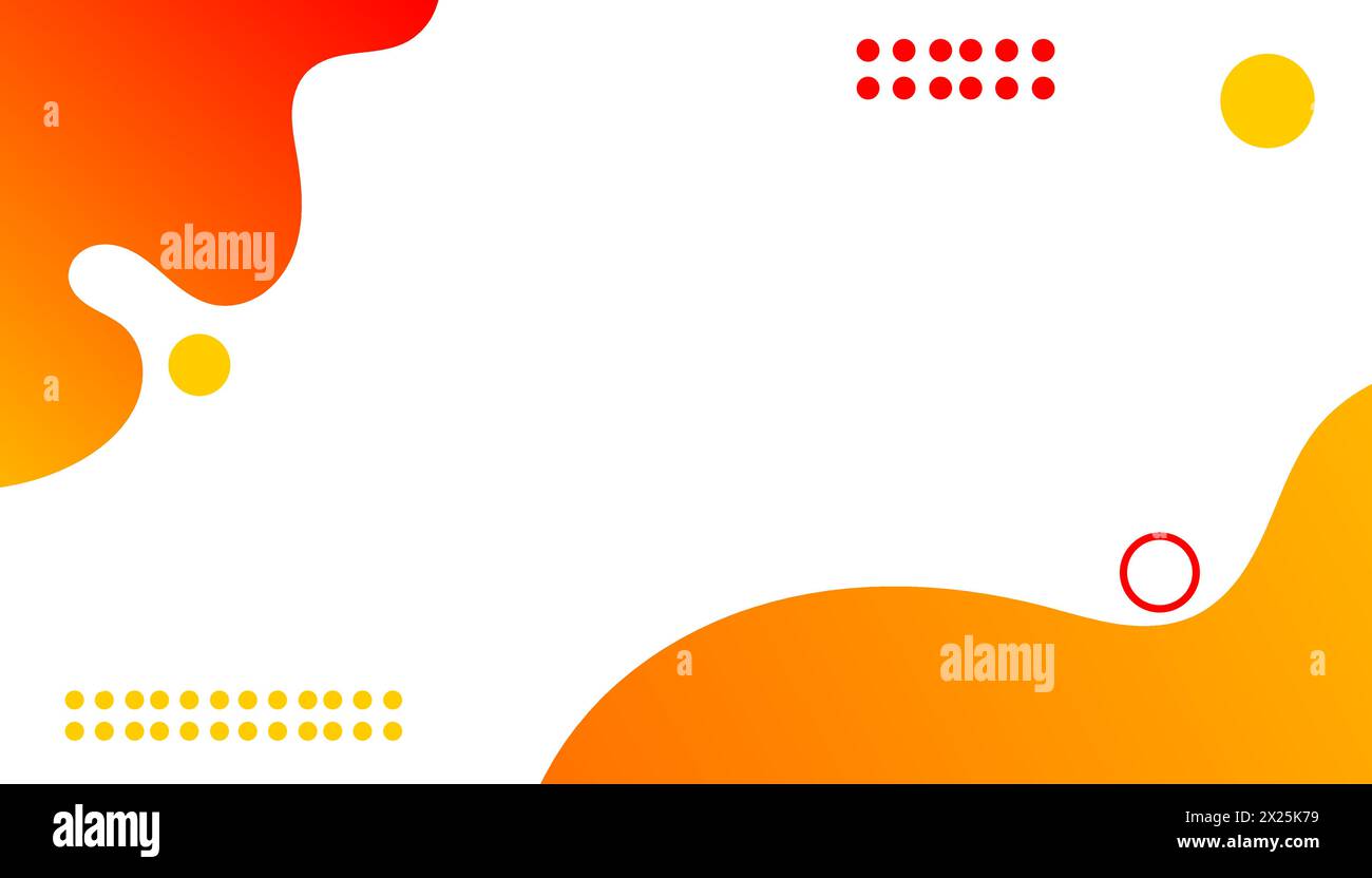 Flat abstract fluid shape wave backgroundt. colorful poster design template vector Stock Vector