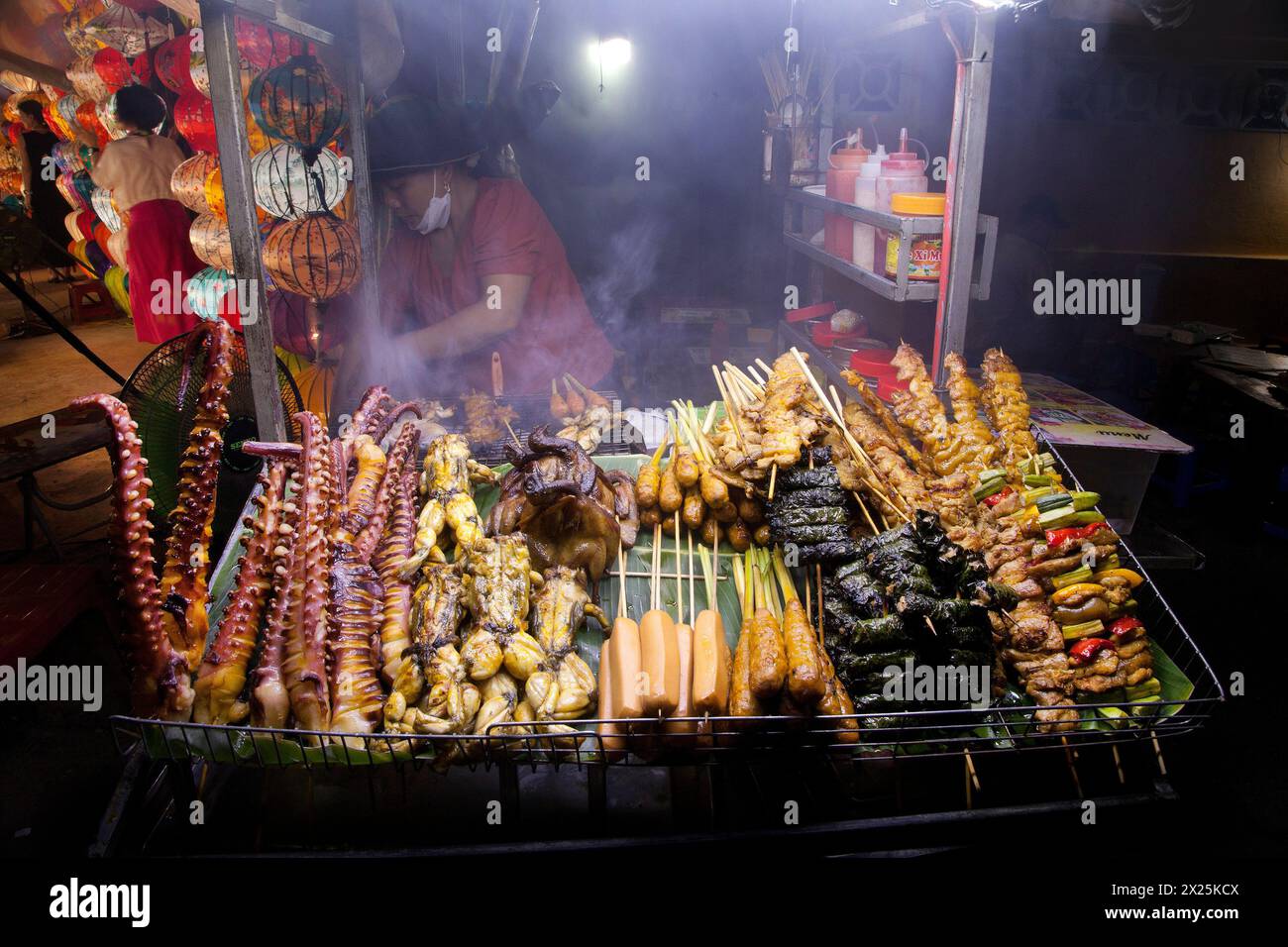 Hoi an street food, night market Stock Photo