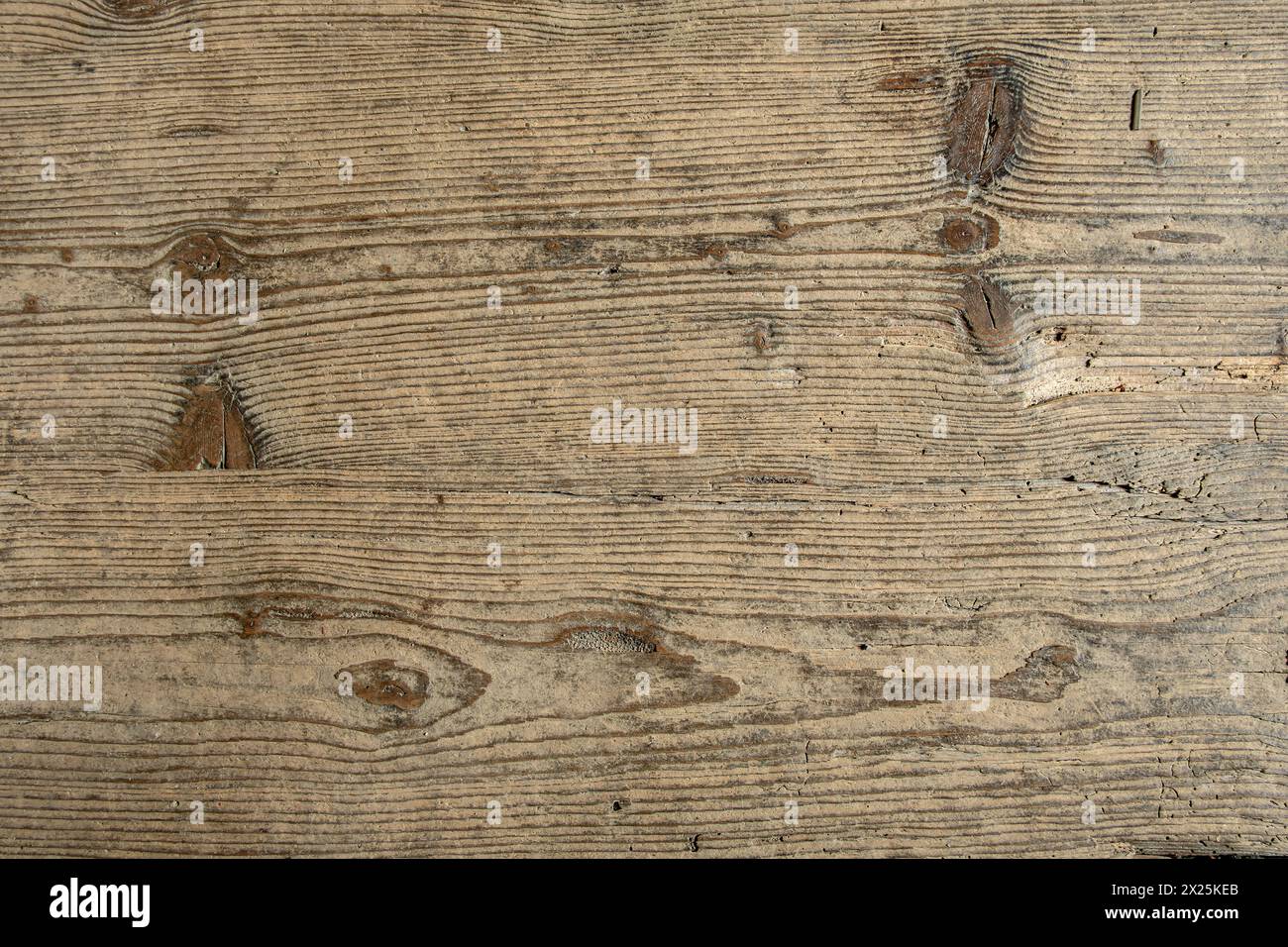 Scuffed, shabby wooden surface, background. Stock Photo