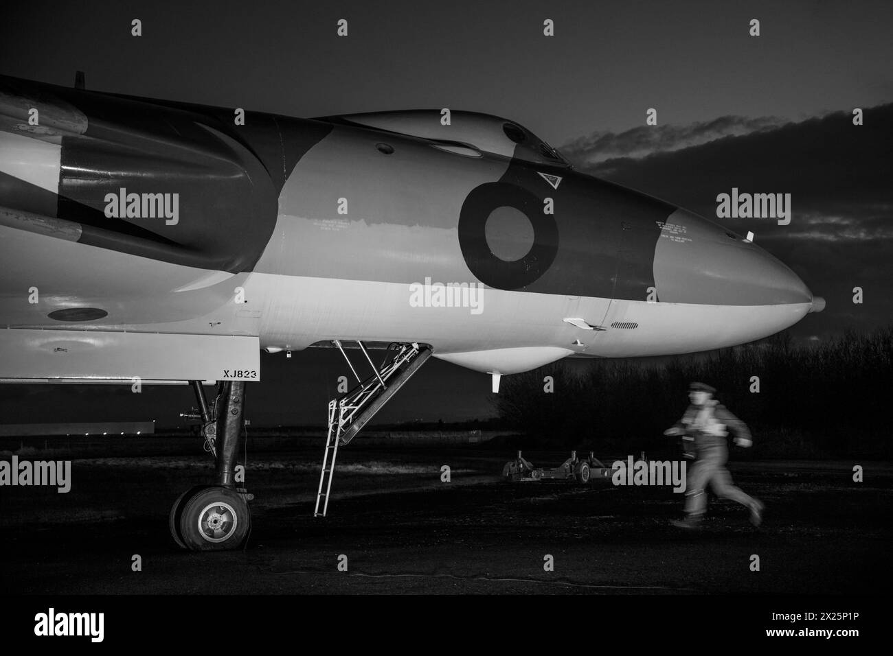 Avro Vulcan B.2 XJ823, (V.Bomber) exhibit at Solway Aviation Museum