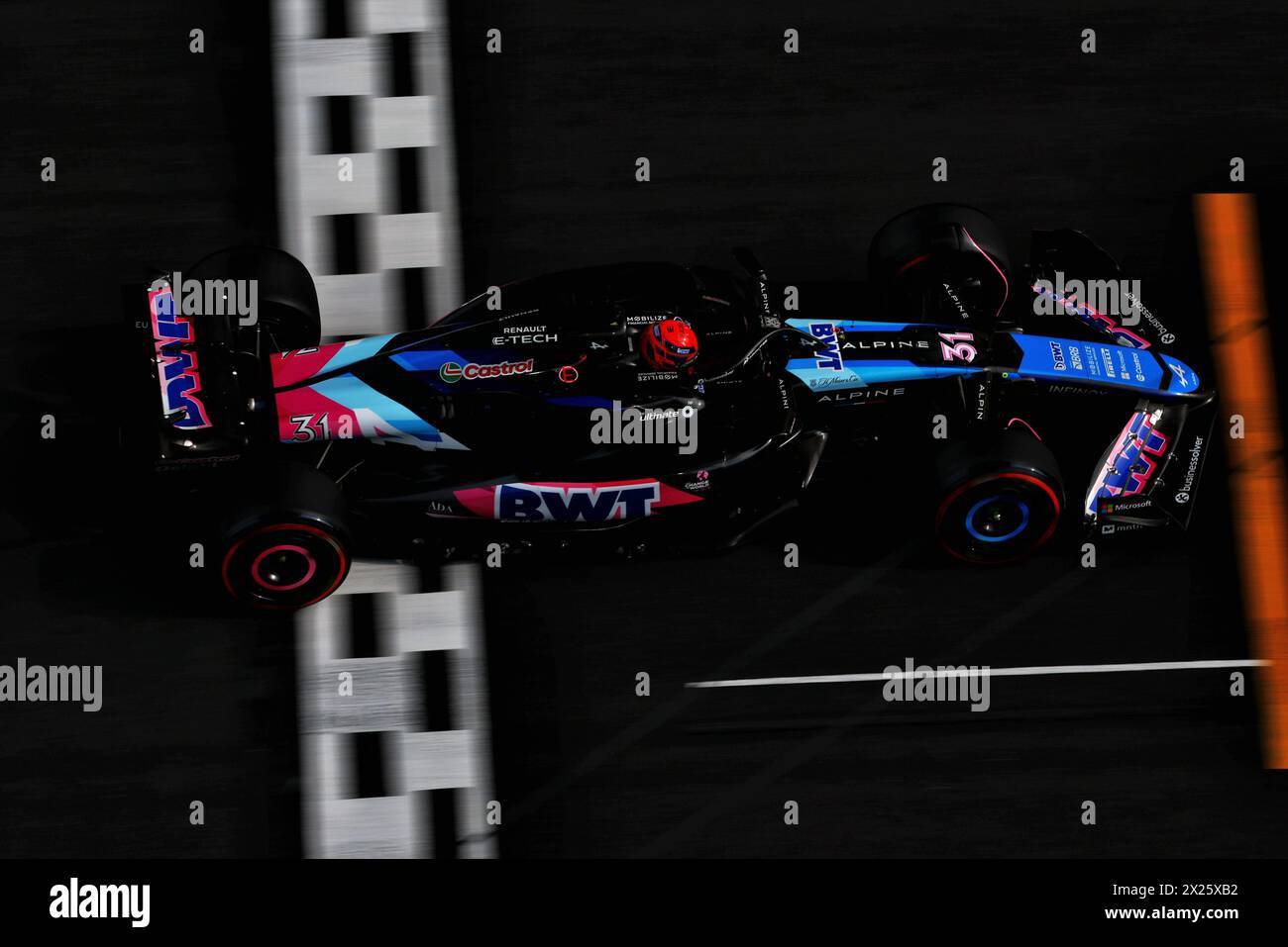 Shanghai China 20th Apr 2024 Esteban Ocon Fra Alpine F1 Team A524 Formula 1 World Shanghai China 20th Apr 2024 Esteban Ocon Fra Alpine F1 Team A524 Formula 1 World