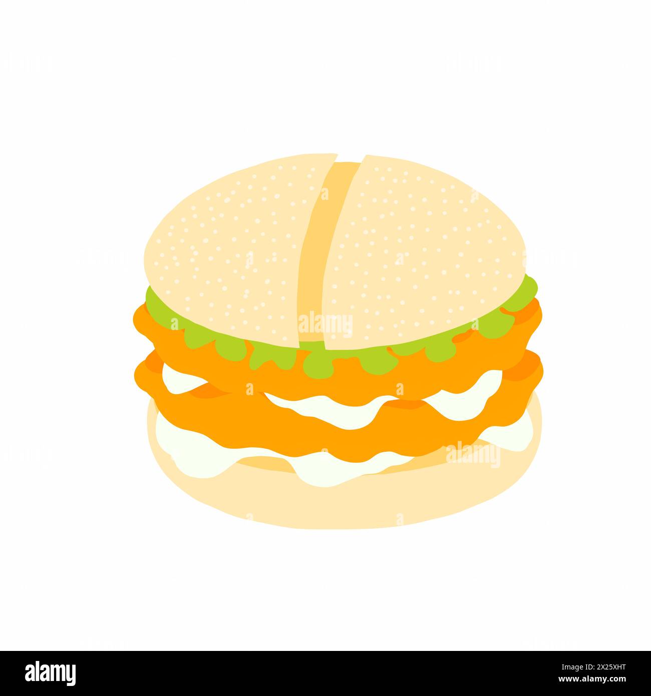 Lettuce Back In Stock Vector Images Alamy chicken-burgers-hungry-jack-s-australia