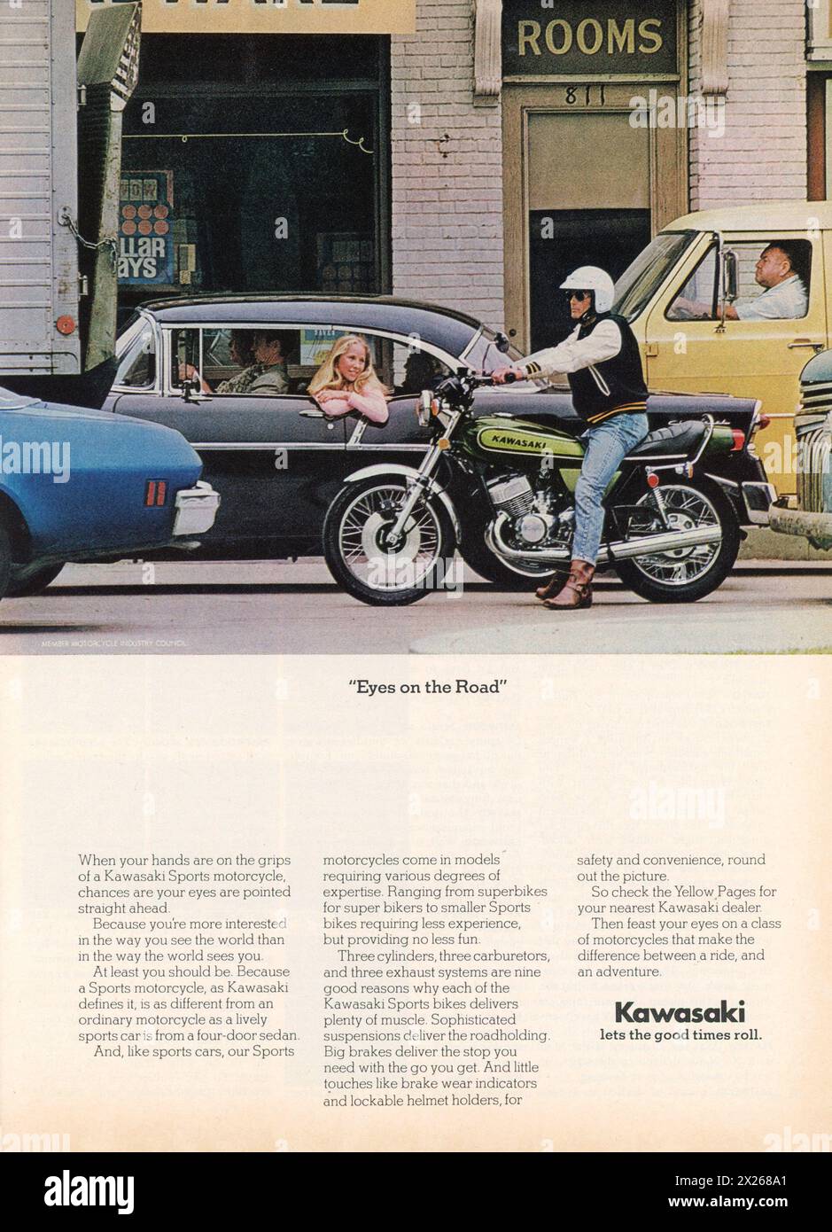 1974 kawasaki hi-res stock photography and images - Alamy