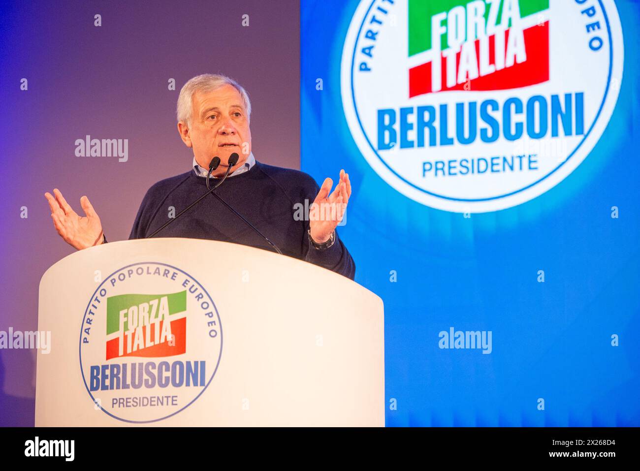 Roma, Italia. 20th Apr, 2024. Consiglio Nazionale Forza Italia Al Hotel ...