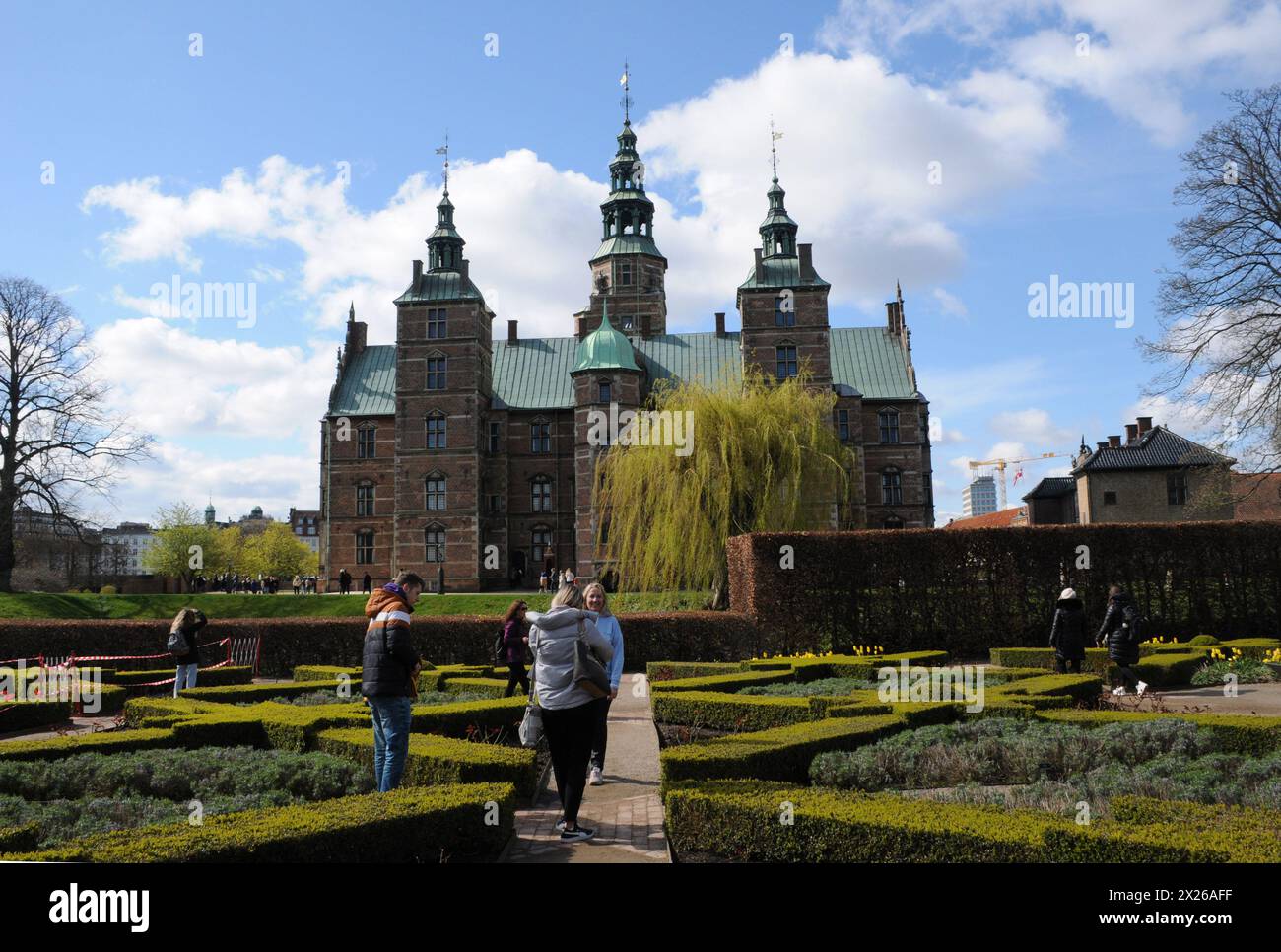 Copenhagen/ Denmark/20 April 2024/Visitors enjoy danish springs weather ...