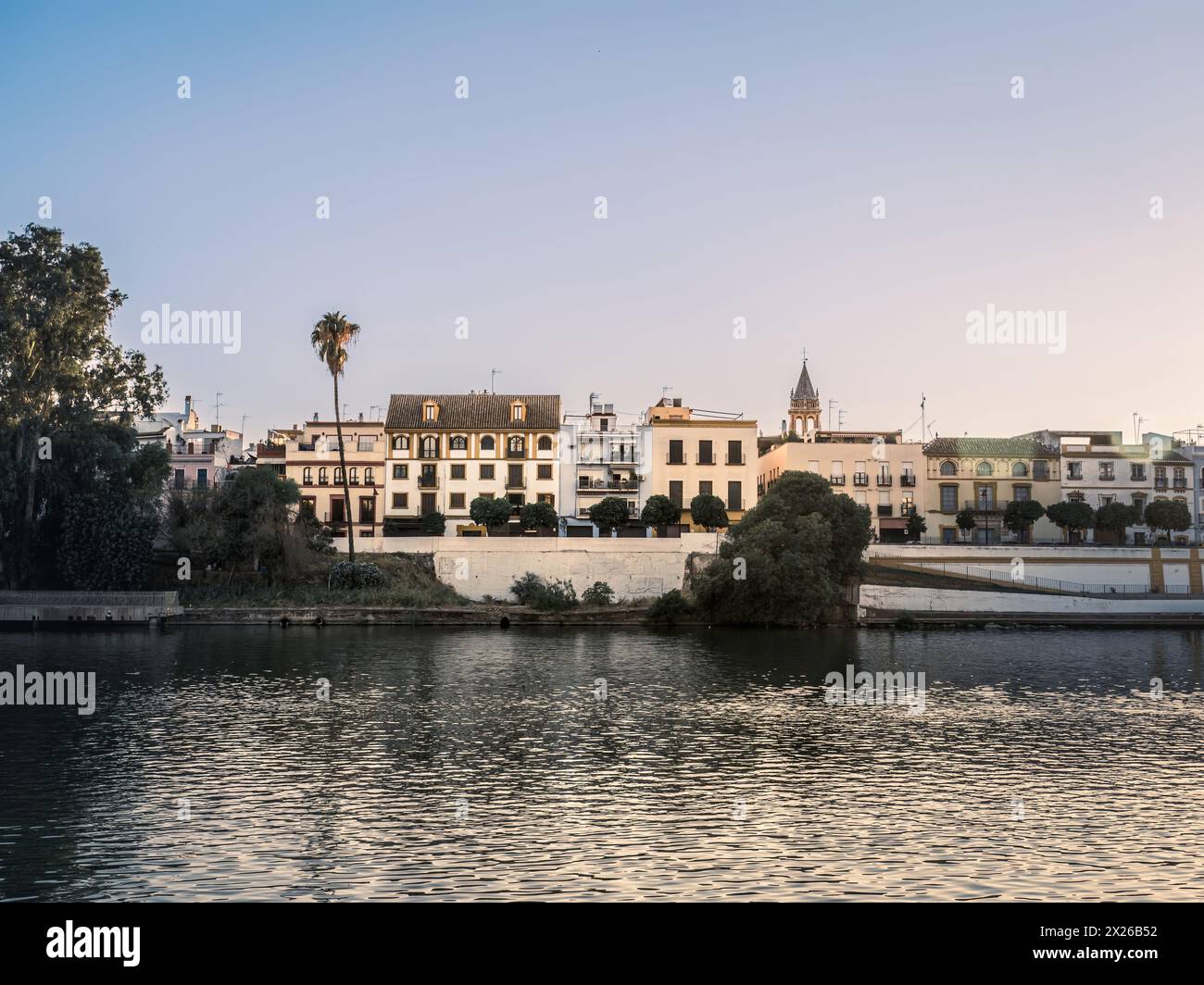 Seville waterfront view city hi-res stock photography and images - Alamy