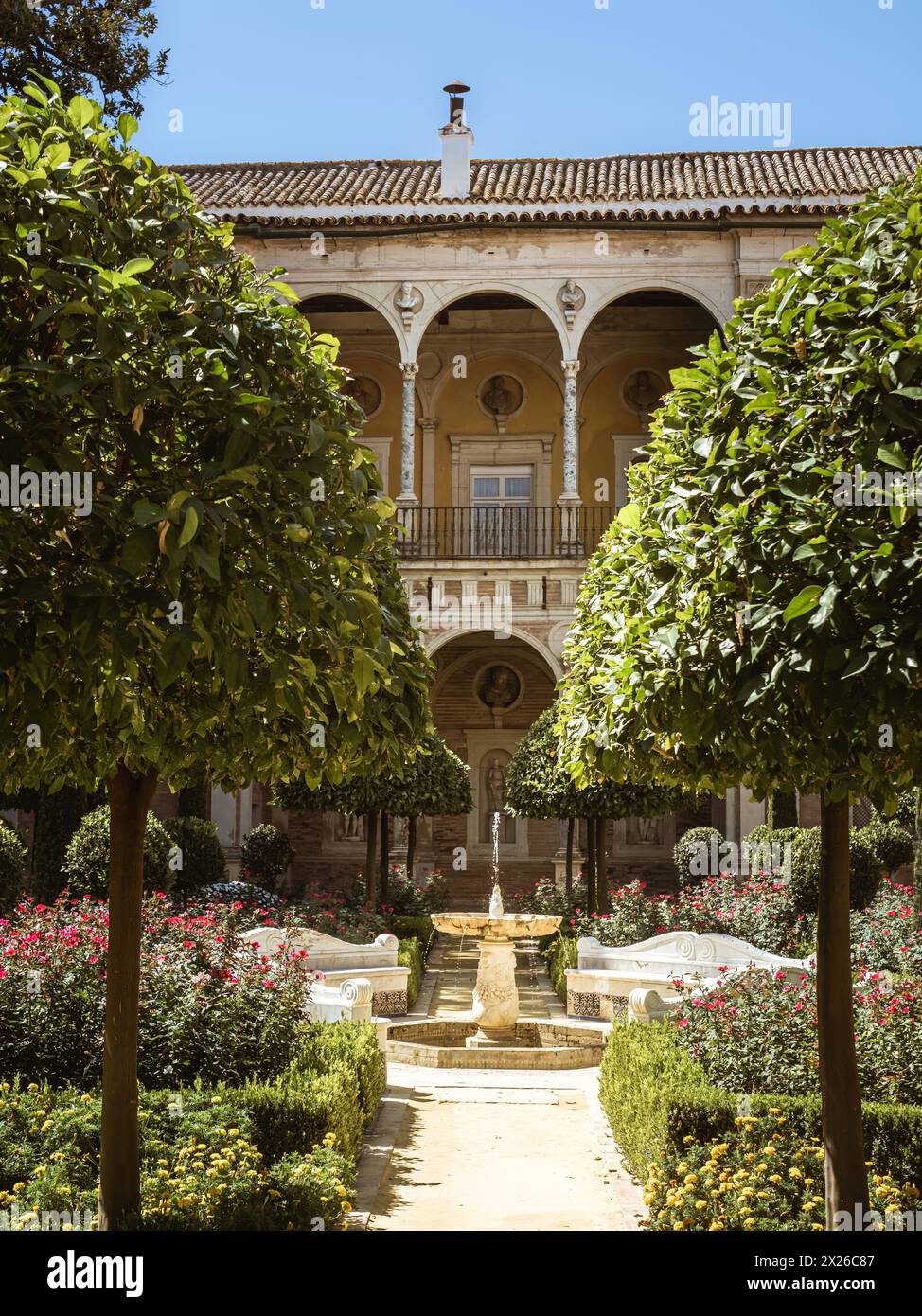 Small Garden (Jardin Chico) at Casa de Pilatos (Pilates House) Palace ...