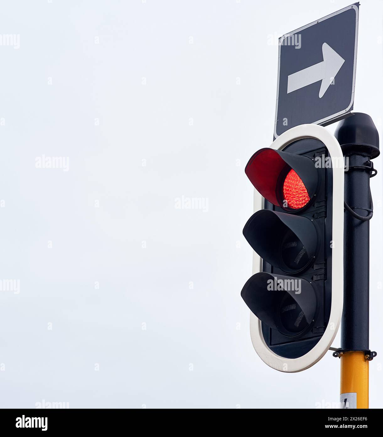 Traffic lights, stop and signal in urban area for mockup, safety and ...