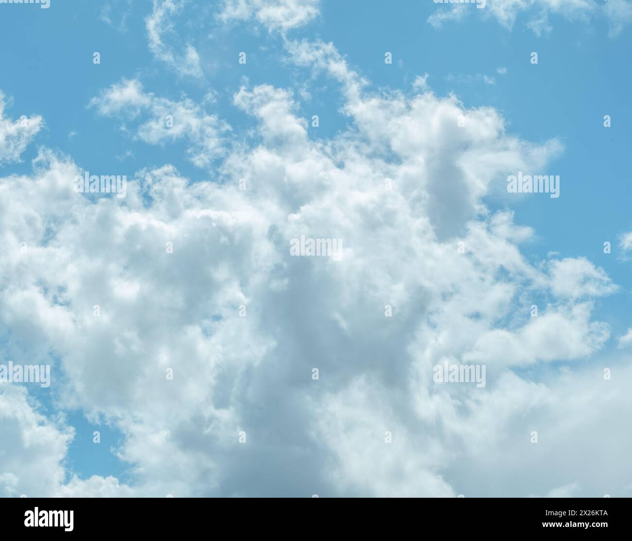 Serene sky filled fluffy clouds hi-res stock photography and images - Alamy