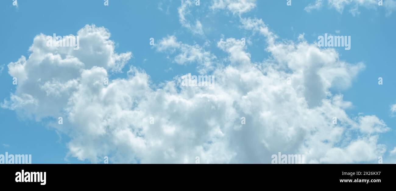 Serene sky filled fluffy clouds hi-res stock photography and images - Alamy