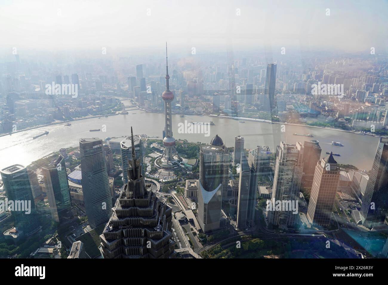 Aerial view of shanghai hi-res stock photography and images - Alamy