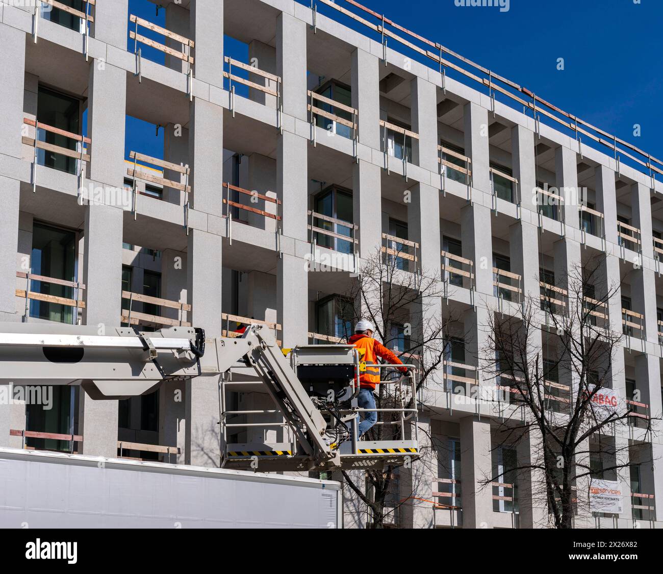 Polish Embassy, construction site Unter den Linden, Berlin, Germany ...