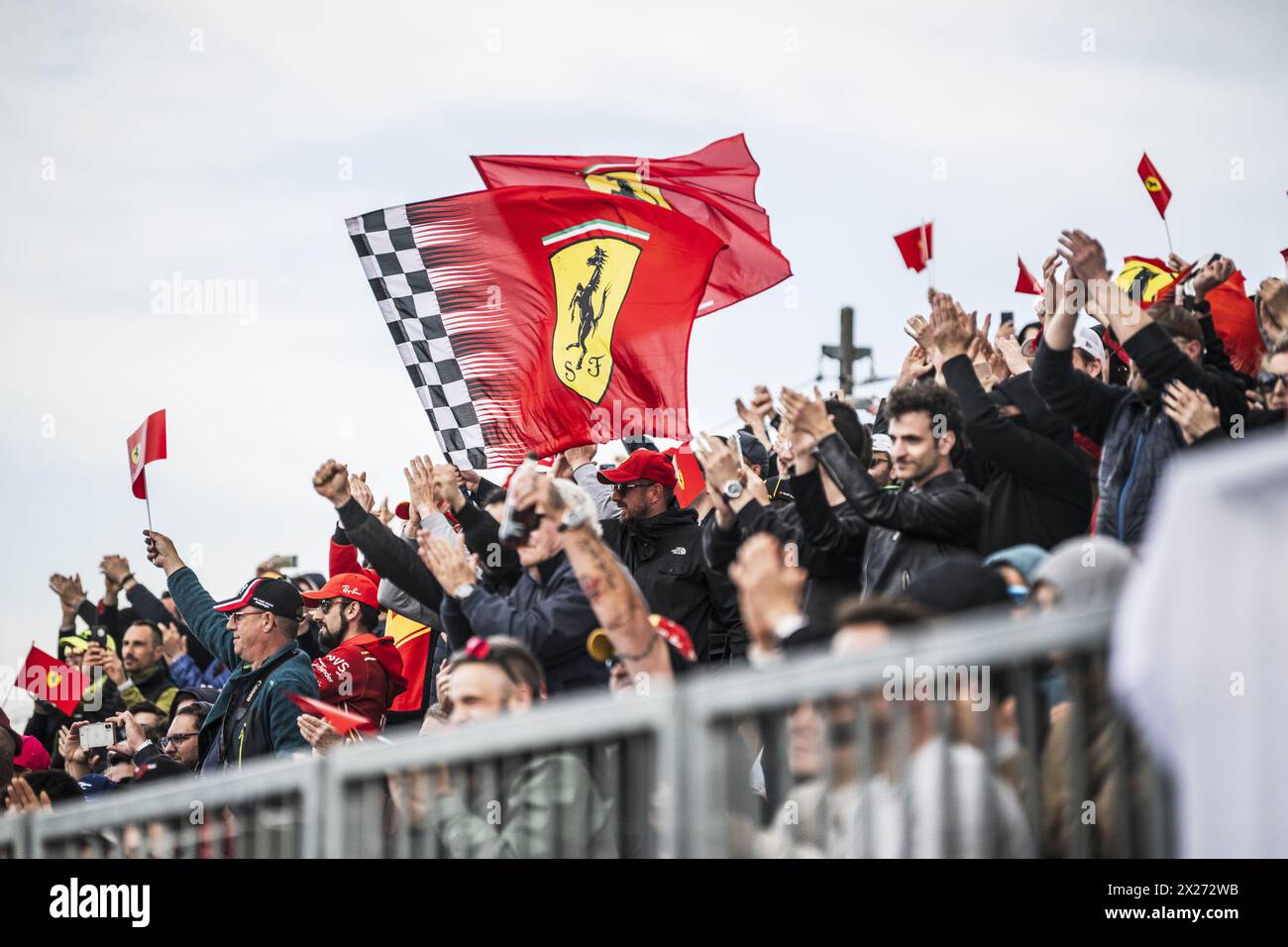Ferrari Supporters Ferrari fans imola 2024 hi-res stock photography and images - Alamy