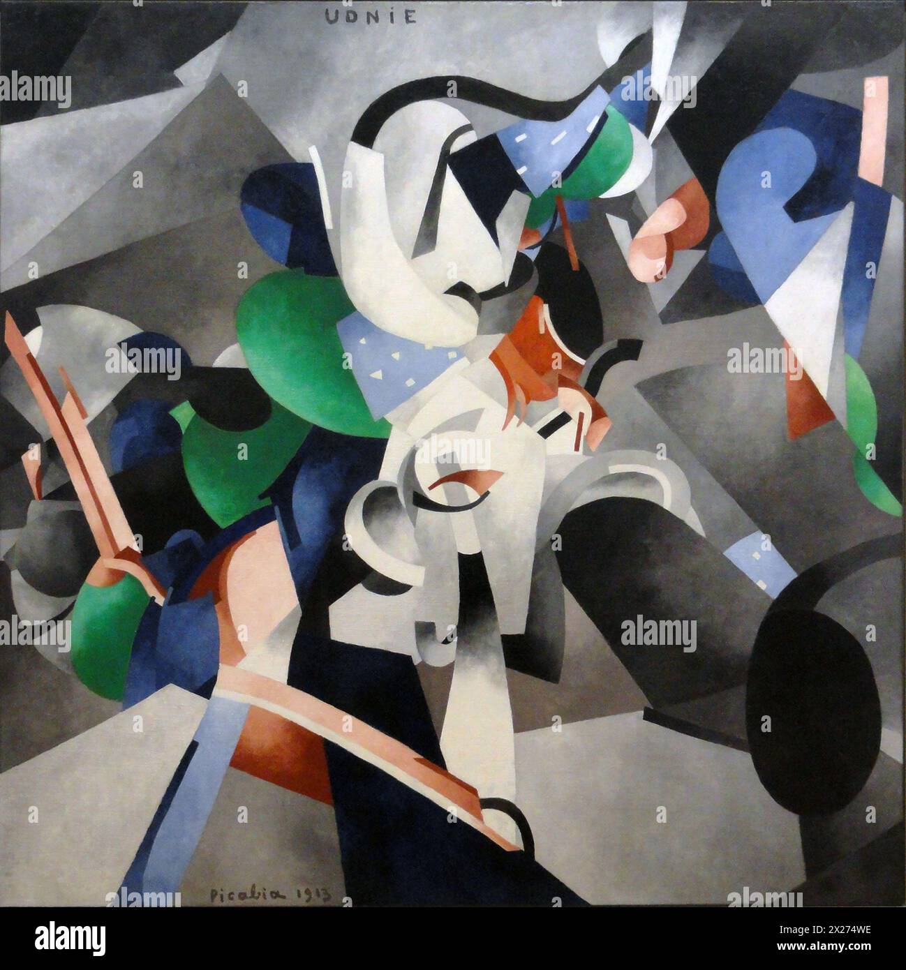 Francis Picabia, Udnie (Young American Girl, The Dance), 1913 Stock Photo
