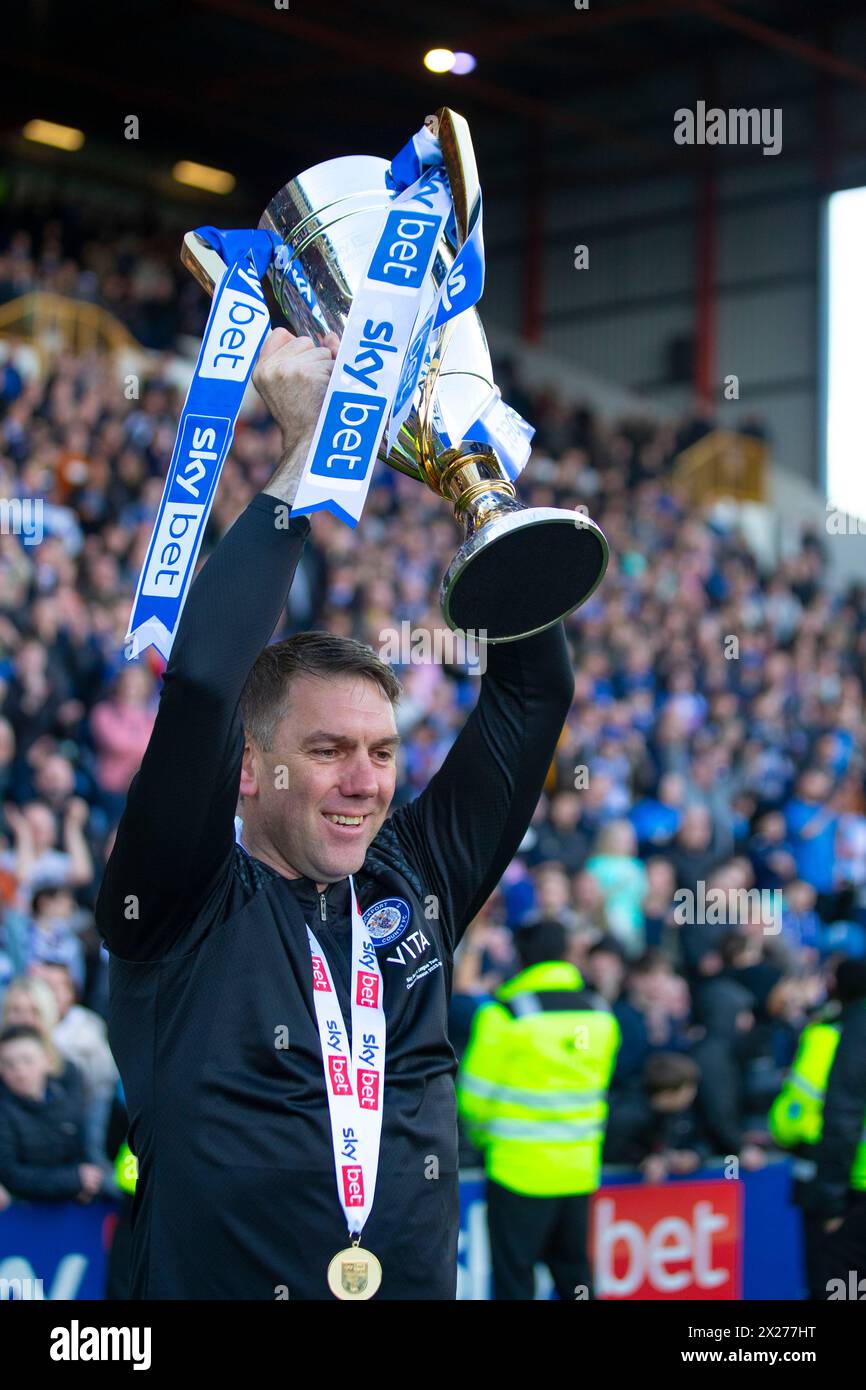 during the Sky Bet League 2 match between Stockport County and