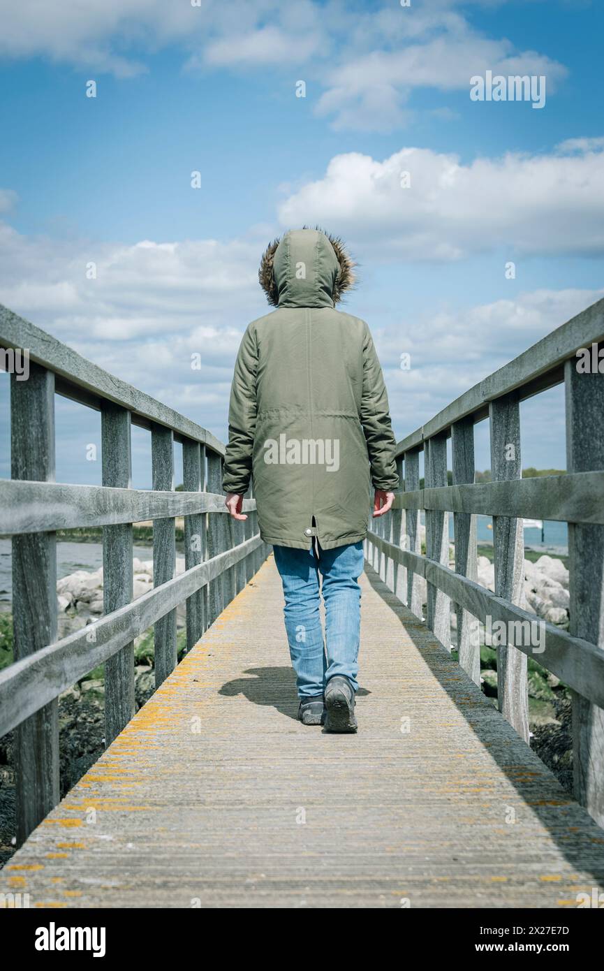 Mysterious woman wearing hood hi-res stock photography and images - Alamy