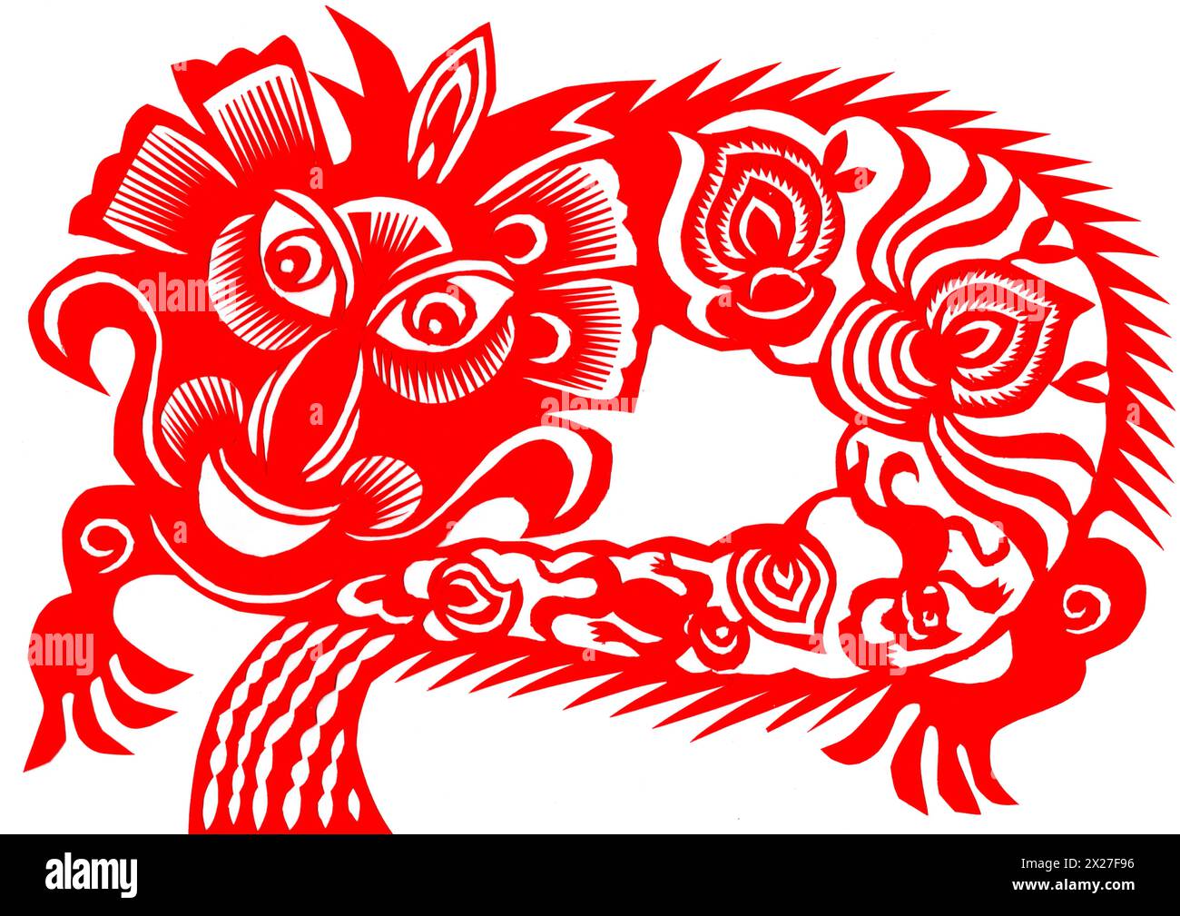 paper-cuttings-dragon-stock-photo-alamy
