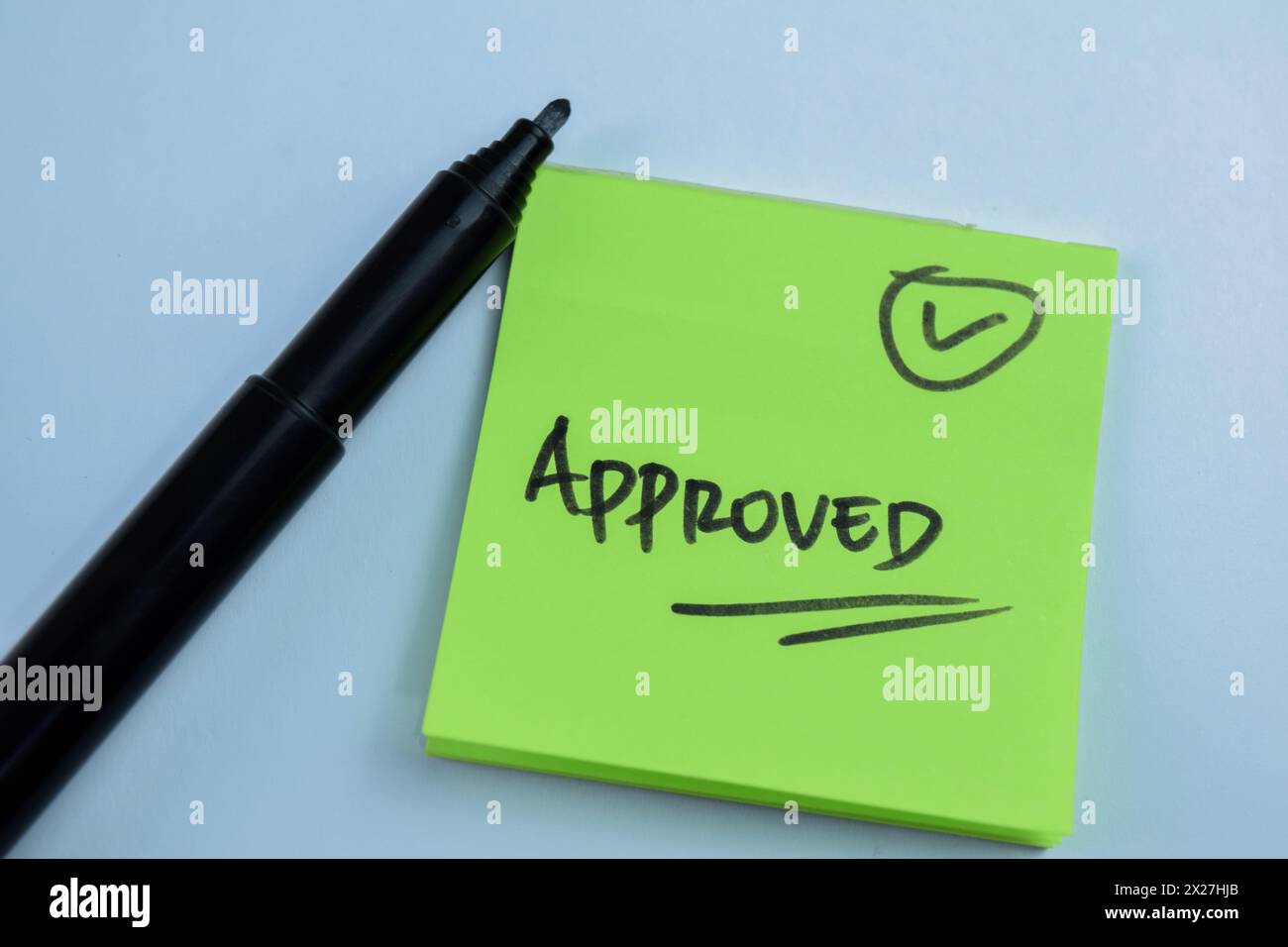 Quality control approved stamp signature hi-res stock photography and ...