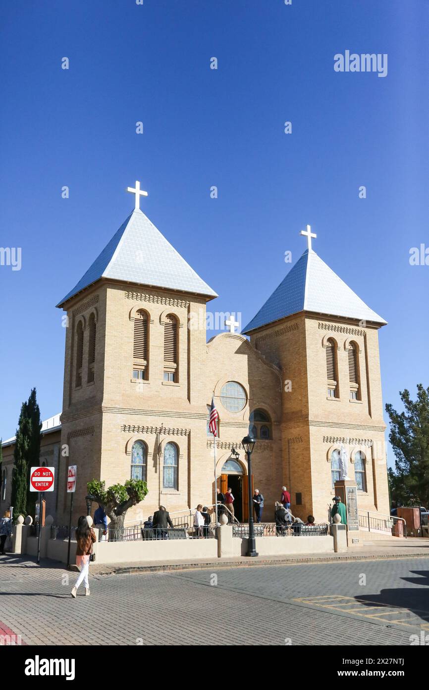 Basillica of San Albino in Historic Mesilla, New Mexico Stock Photo Alamy