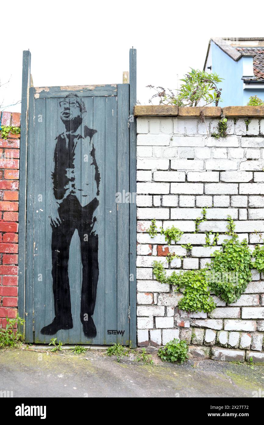 Bristol, England- March 30, 2024: Colorful graffiti's on the wall in Eastville district, Bristol Stock Photo