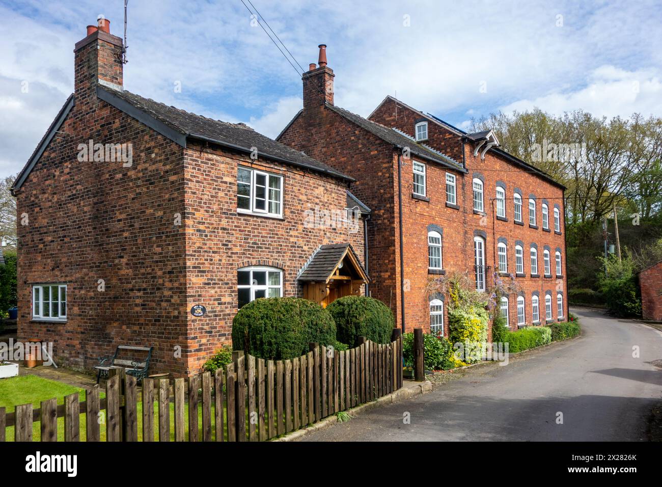 Old former water mill and cottage now converted to living