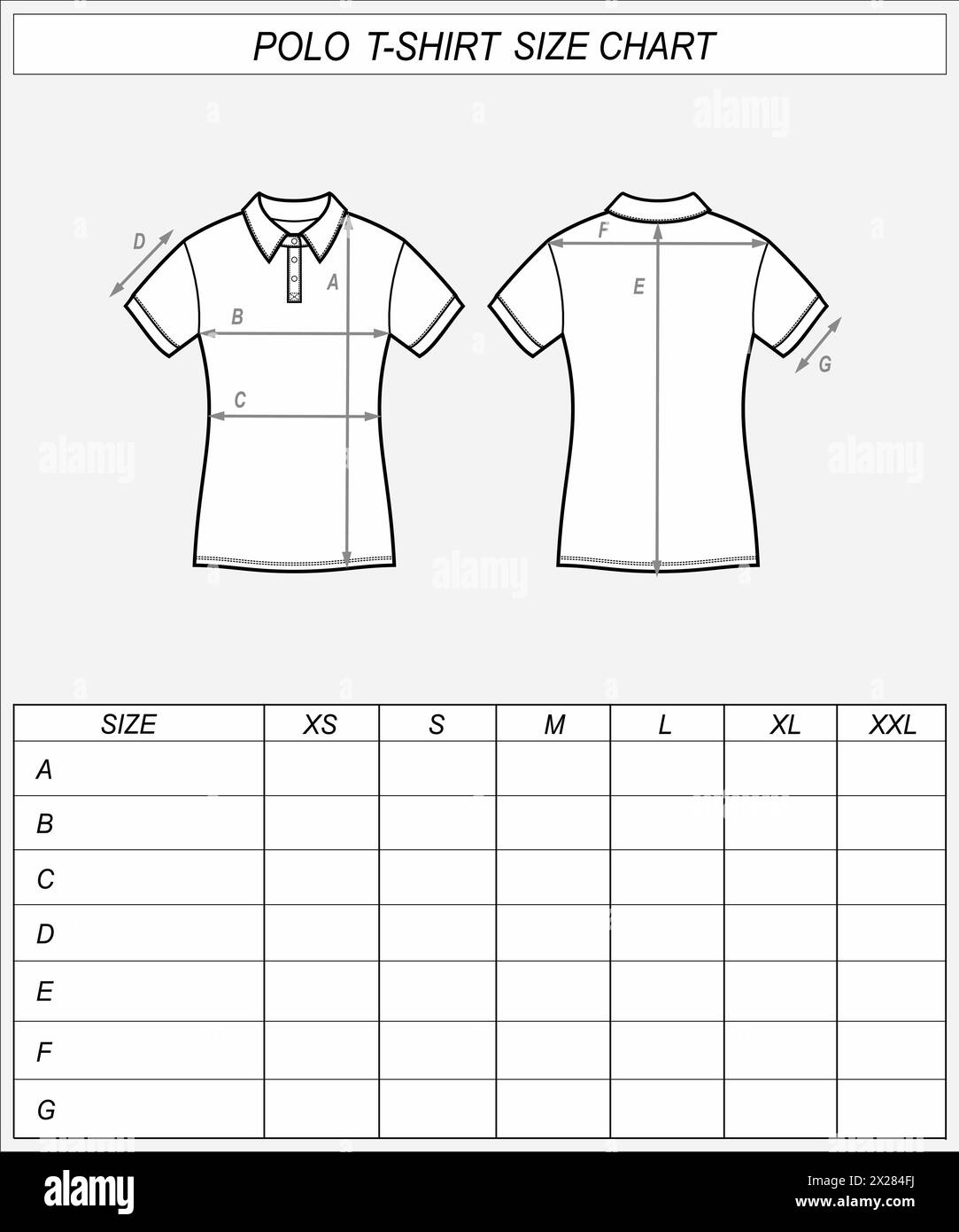Technical drawing polo shirt vector vectors hi res stock photography and images Alamy