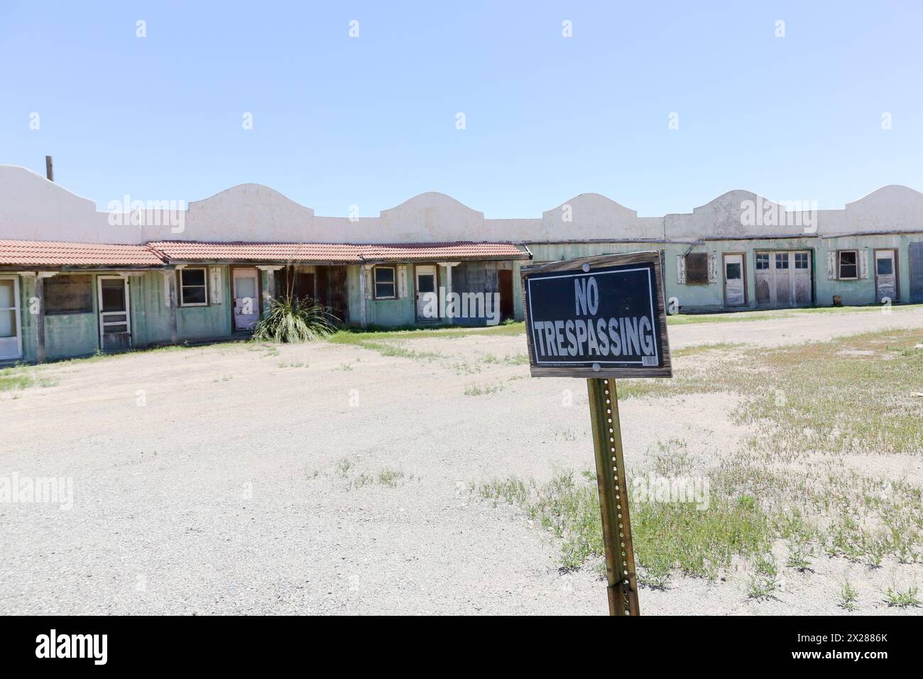 Shuttered buildings in Lordsburg, New Mexico Stock Photo Alamy