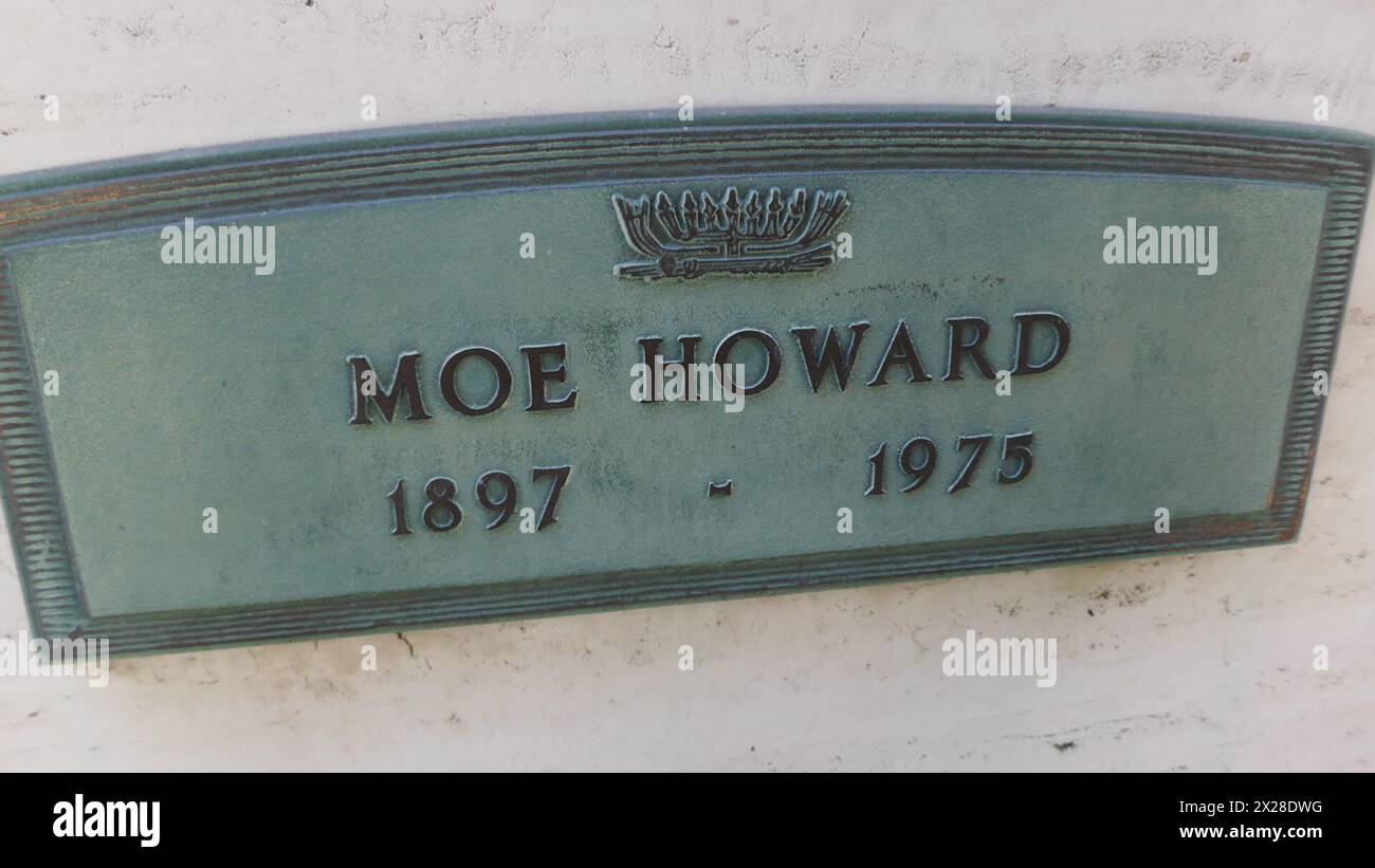 Culver City, California, USA 18th April 2024 Comedian Actor Moe Howard ...