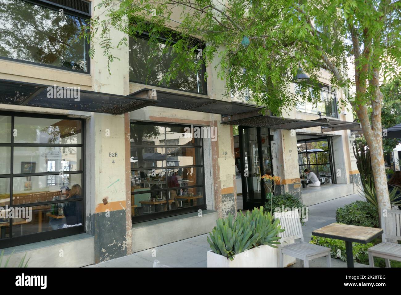 Los Angeles, California USA 19th April 2024 Pizzeria Bianco in The Row