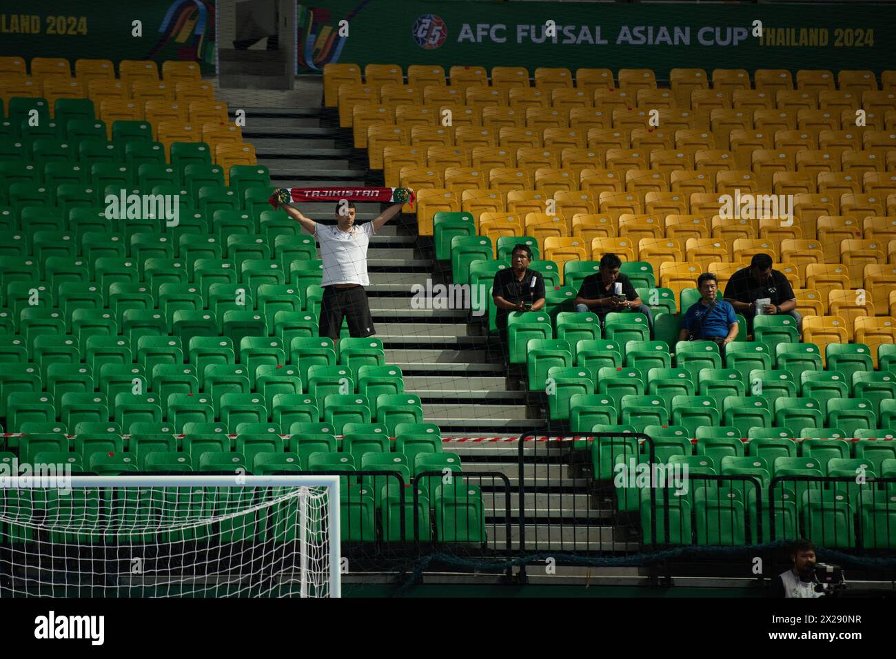 Bangkok, Thailand. 20th Apr, 2024. Tajikistan cheerleaders on