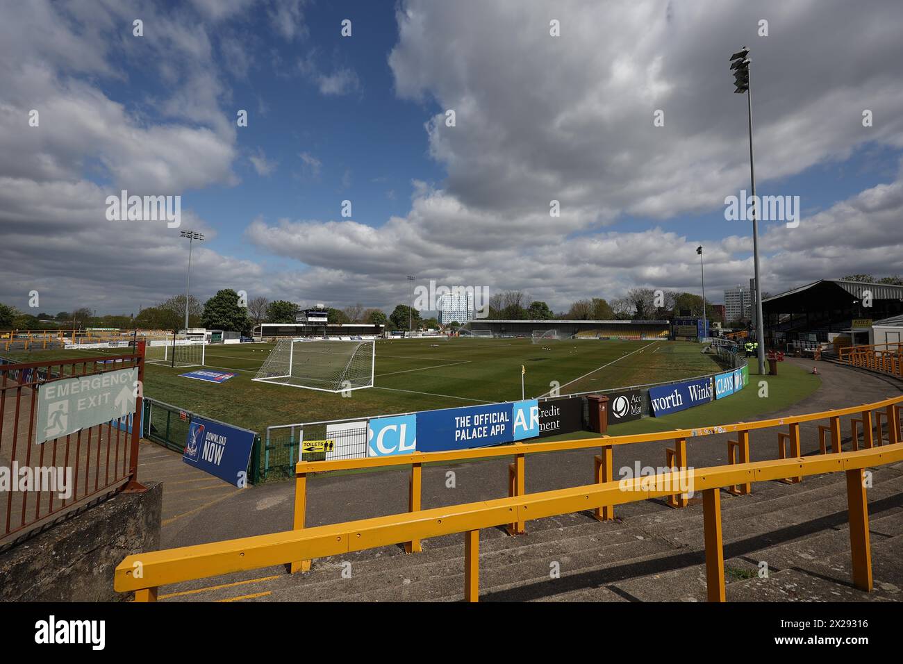 General view of Gander Green Lane home of Sutton United Football Club
