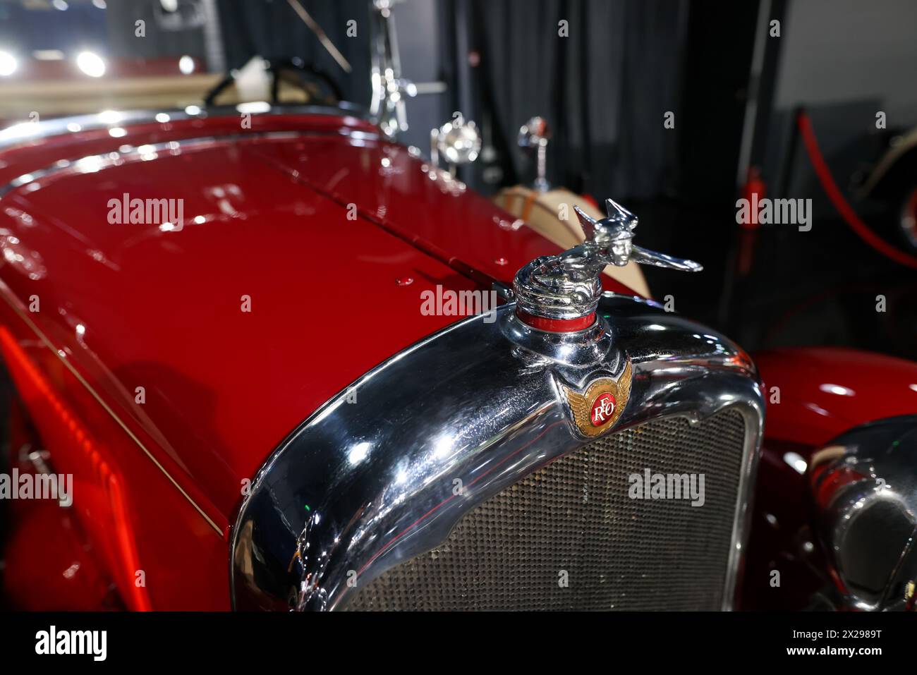 Bucharest, Romania April 21, 2024 Details with the front part and