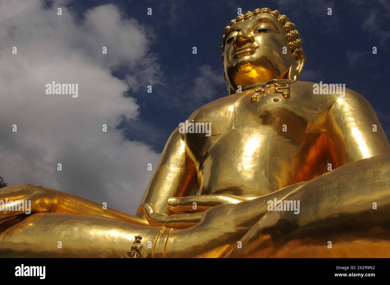 Giant Buddha in Chiang Rai, Thailand Stock Photo