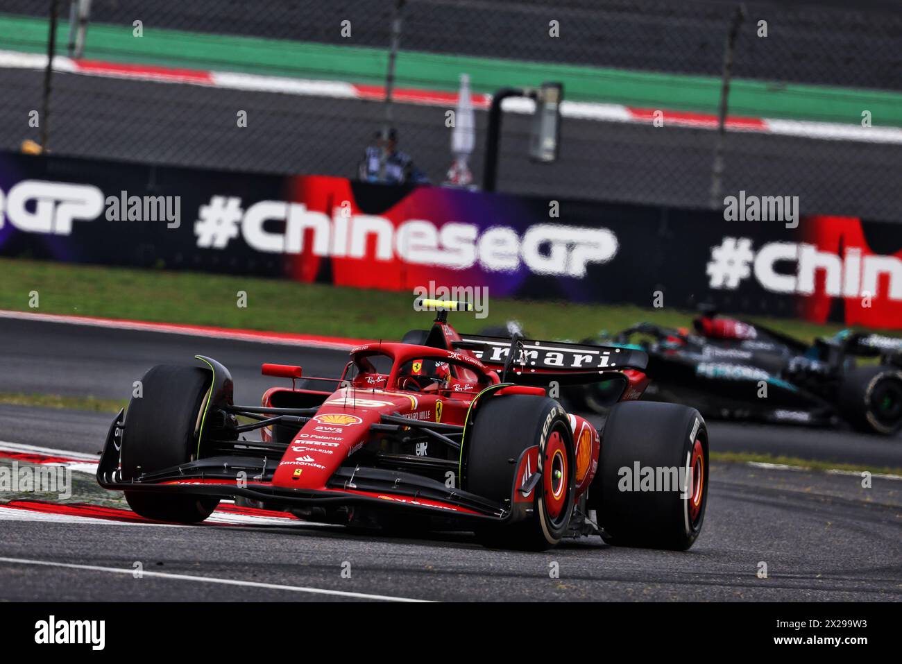 Shanghai, China. 21st Apr, 2024. Carlos Sainz Jr (ESP) Ferrari SF-24 ...