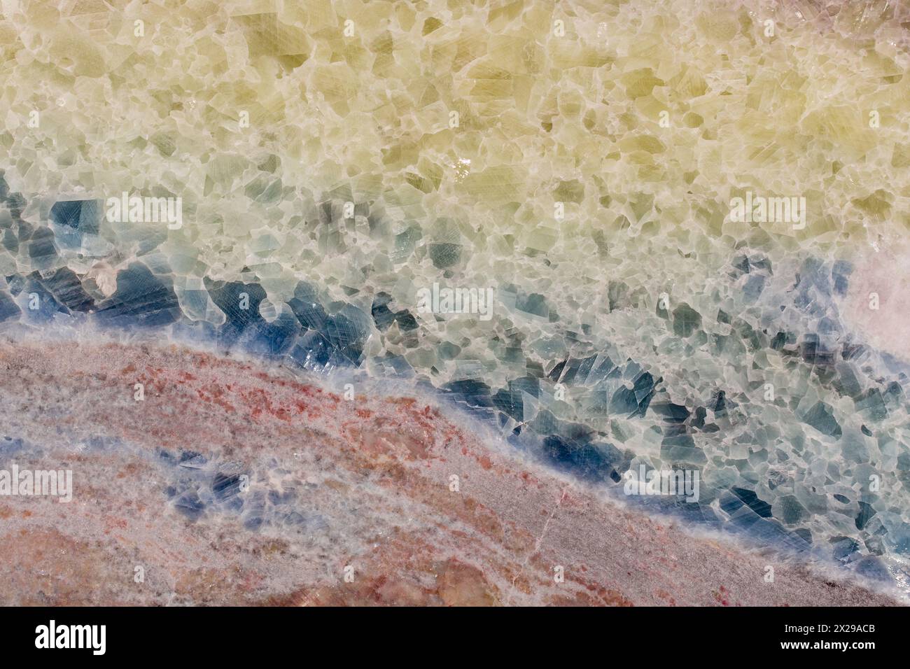 Colorful marble rock background. Stock Photo