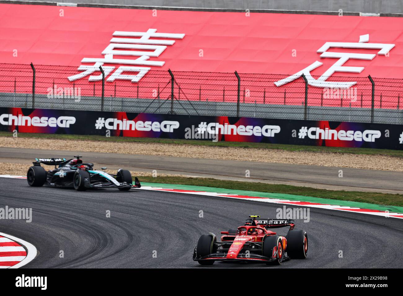 Shanghai, China. 21st Apr, 2024. Carlos Sainz Jr (ESP) Ferrari SF-24 ...