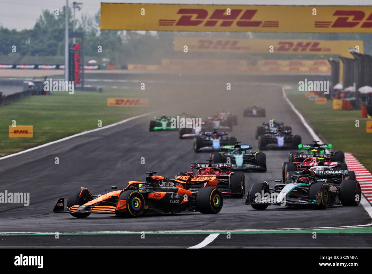 Shanghai, China. 21st Apr, 2024. Oscar Piastri (AUS) McLaren MCL38 at ...
