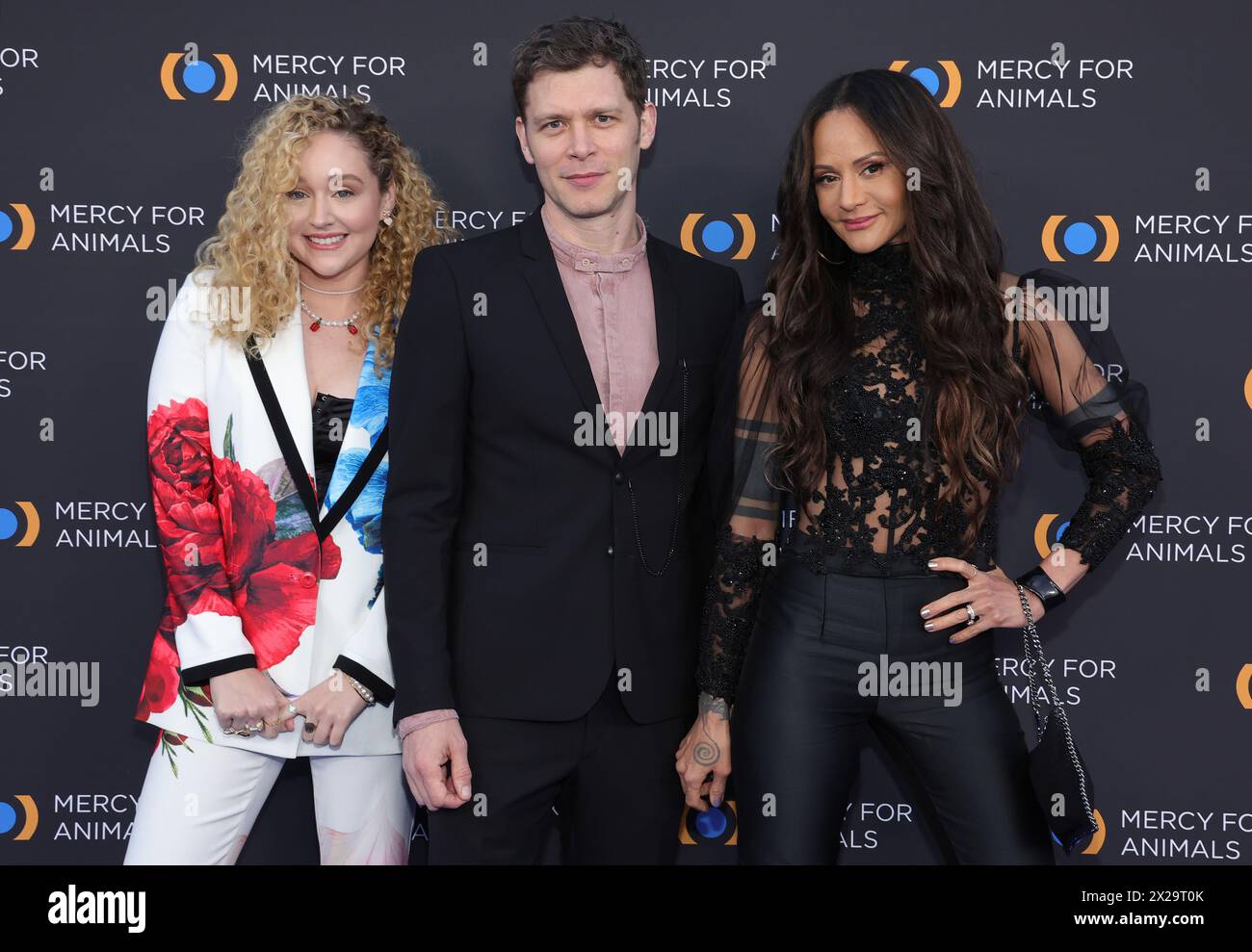 LOS ANGELES, CA - APRIL 20: Mecca White, Joseph Morgan, Persia White at