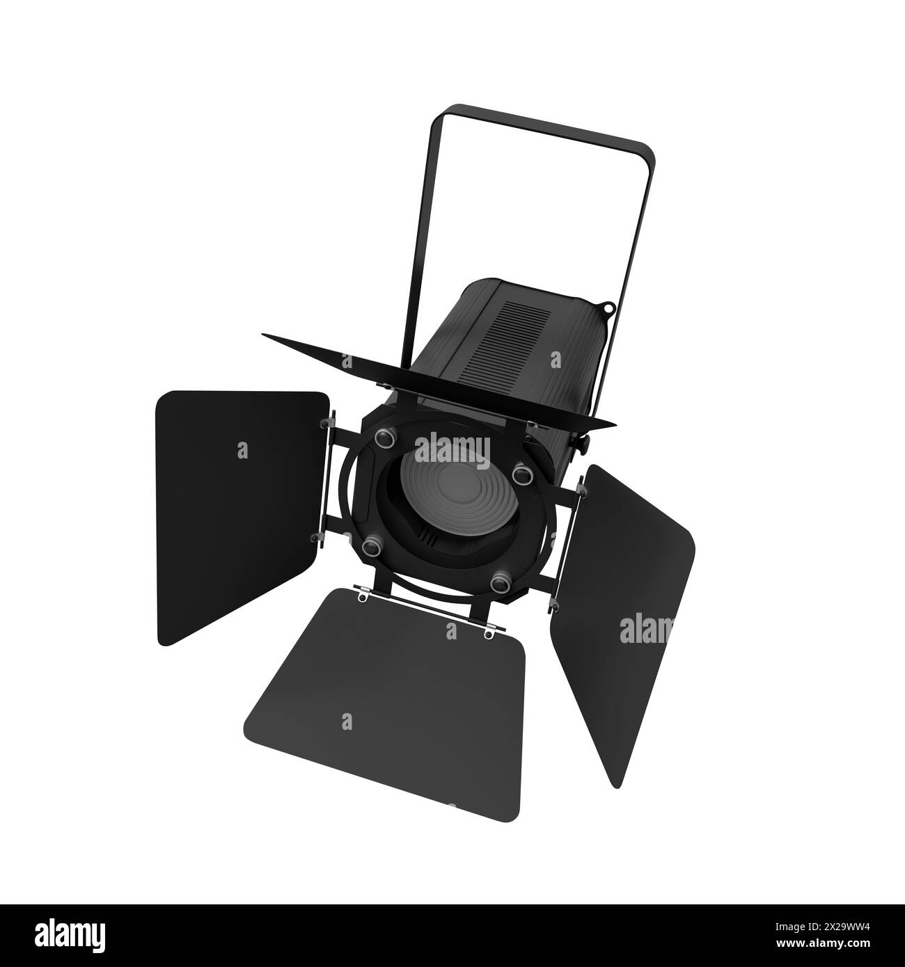 Front view of professional studio light Stock Photo Alamy