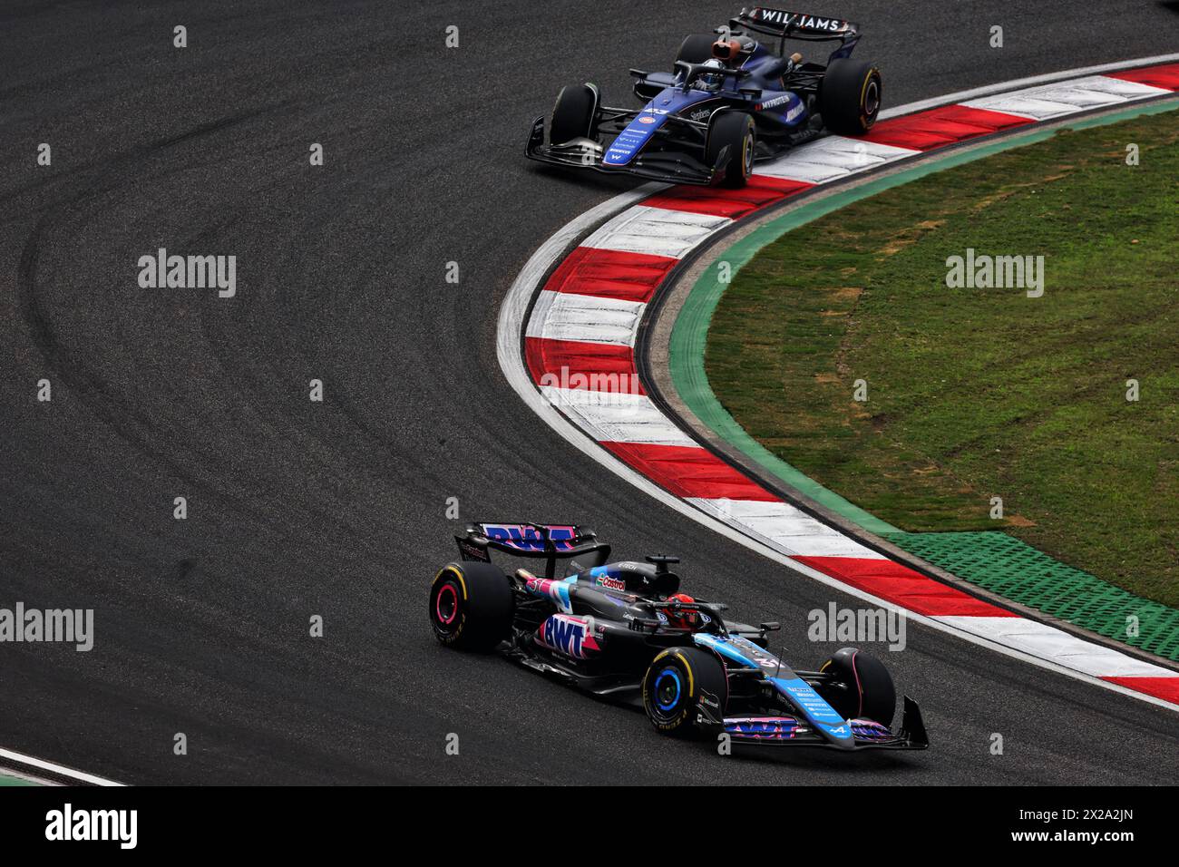 Shanghai China 21st Apr 2024 Esteban Ocon Fra Alpine F1 Team A524 Formula 1 World Shanghai China 21st Apr 2024 Esteban Ocon Fra Alpine F1 Team A524 Formula 1 World