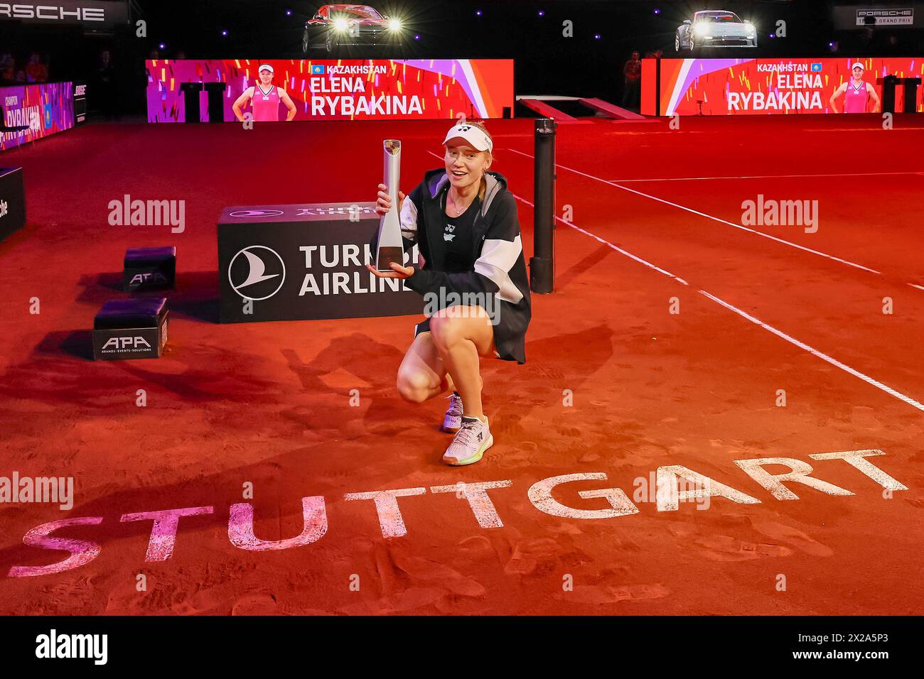 Stuttgart, BadenWuerttemberg, Germany. 21st Apr, 2024. Elena Rybakina